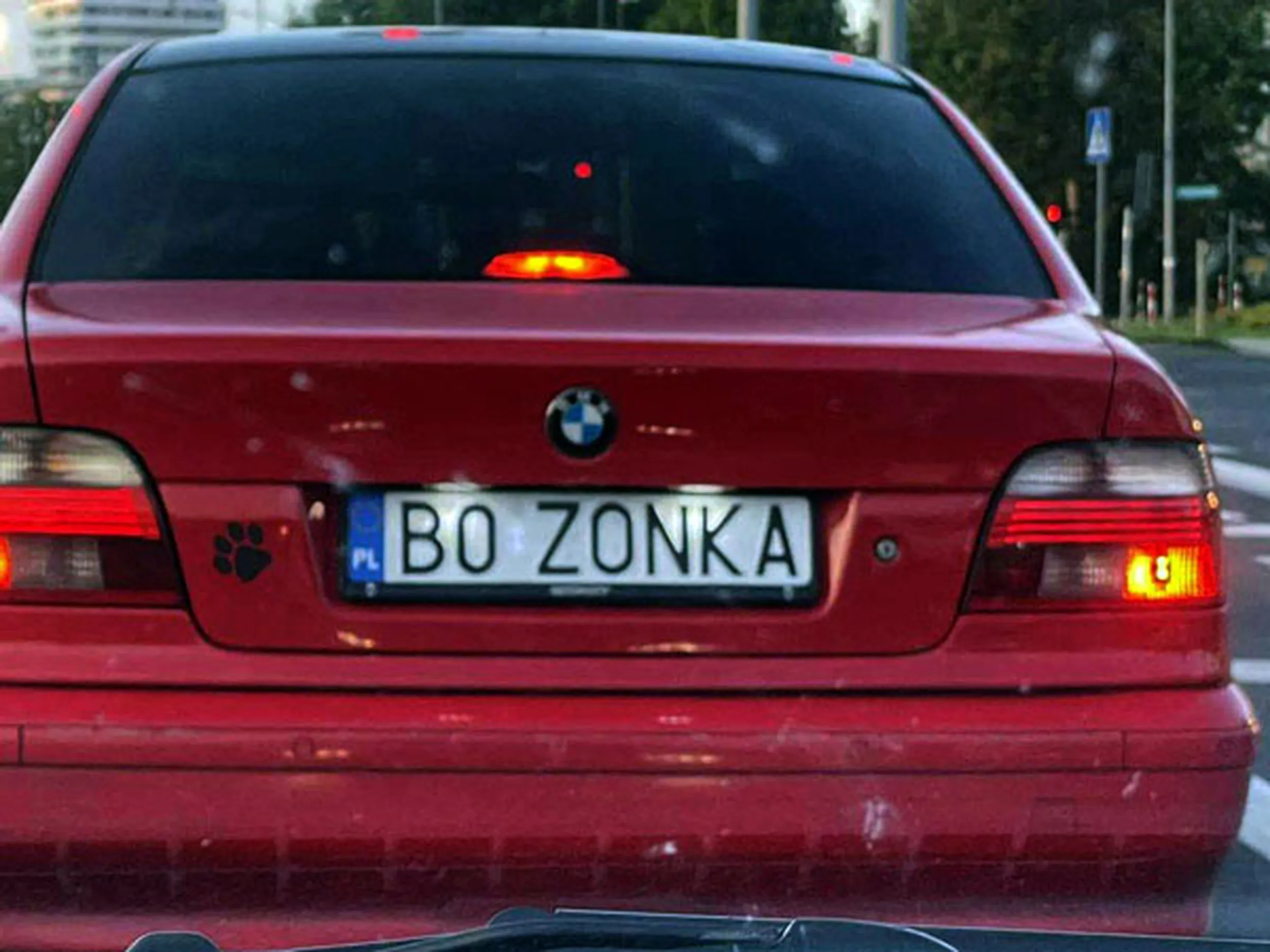 Fajny numer, blacha B0 ZONKA