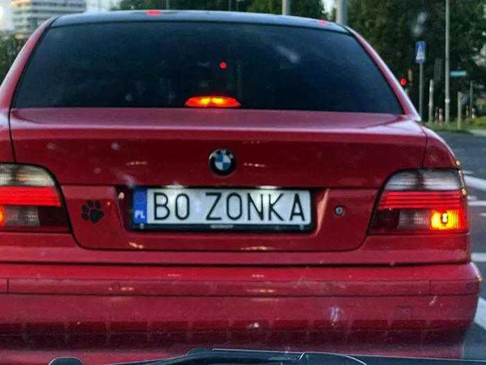 Fajny numer, blacha B0 ZONKA