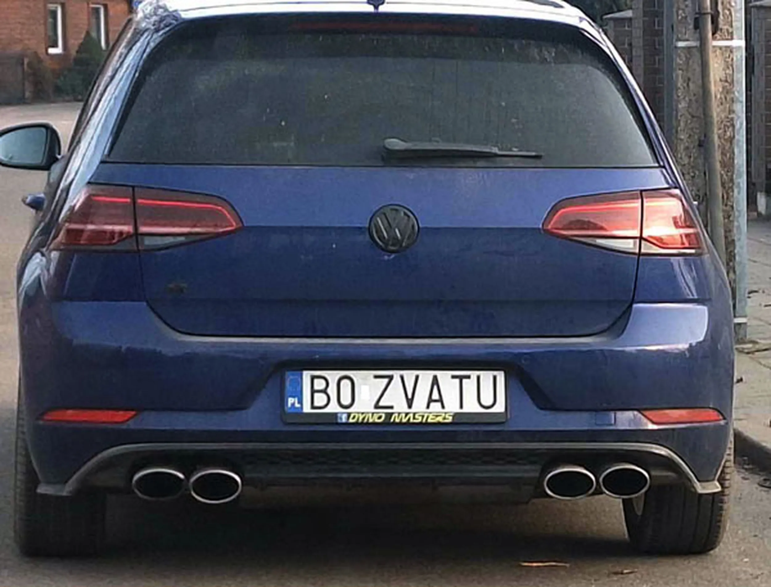 Fajny numer, blacha B0 ZVATU