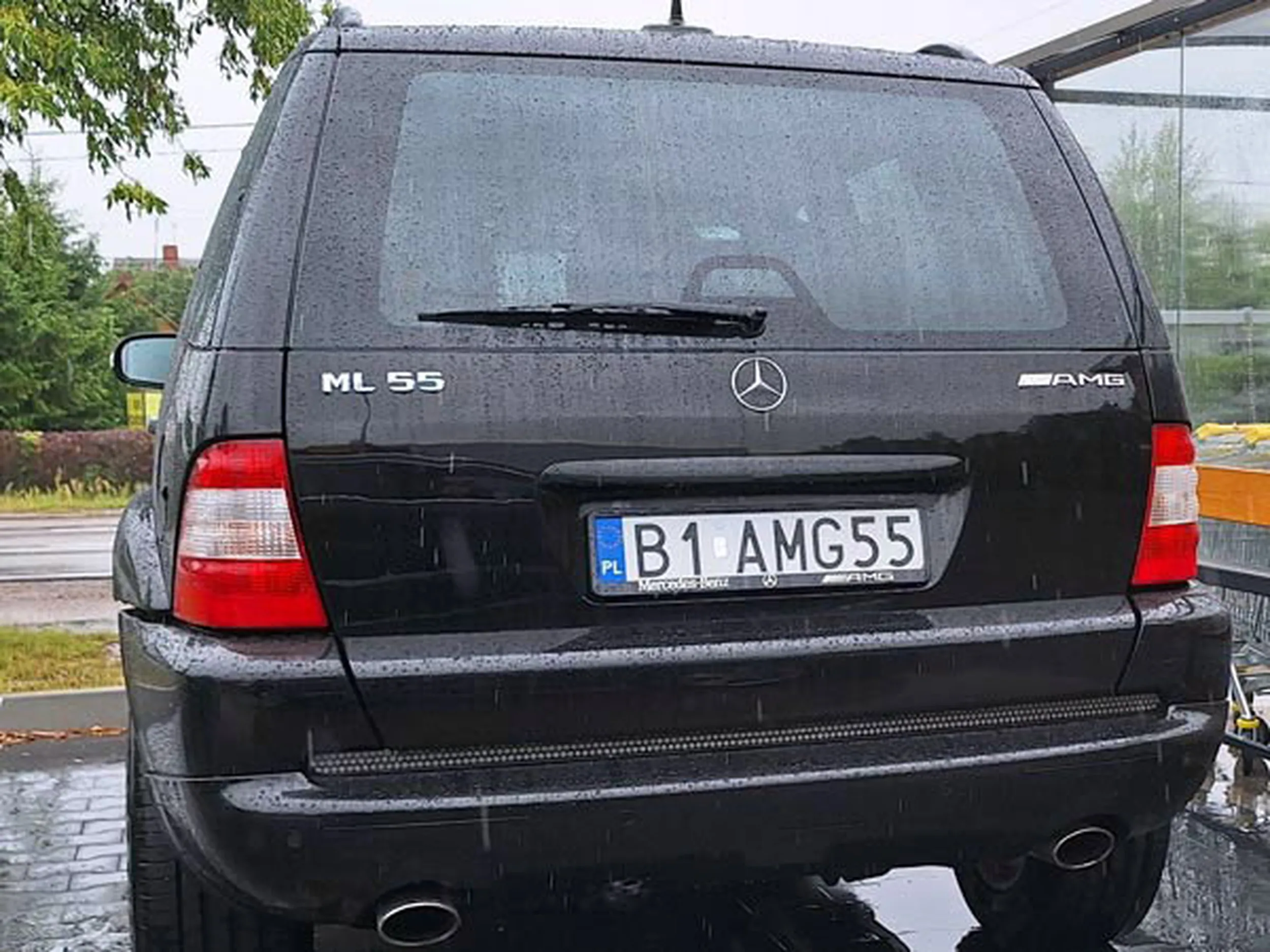 Fajny numer, blacha B1 AMG55