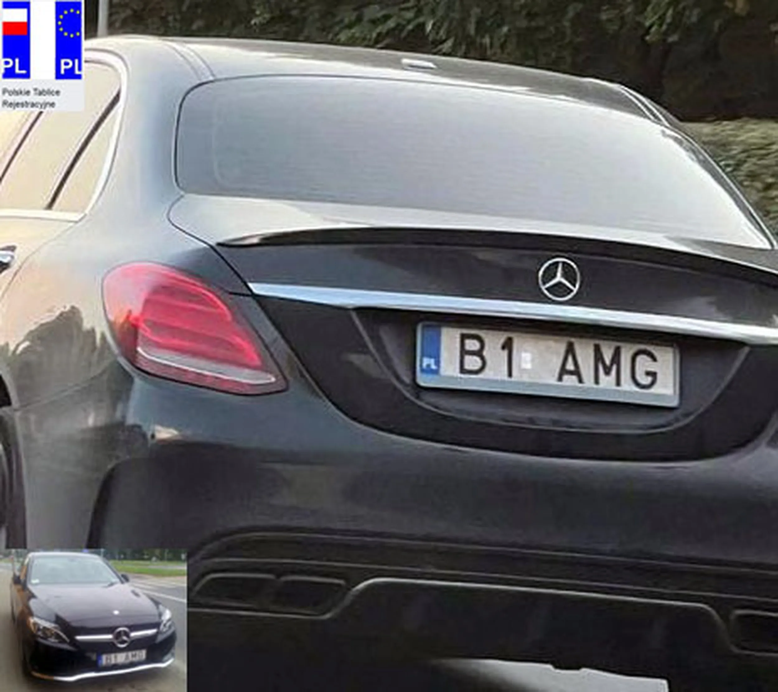 Fajny numer, blacha B1 AMG