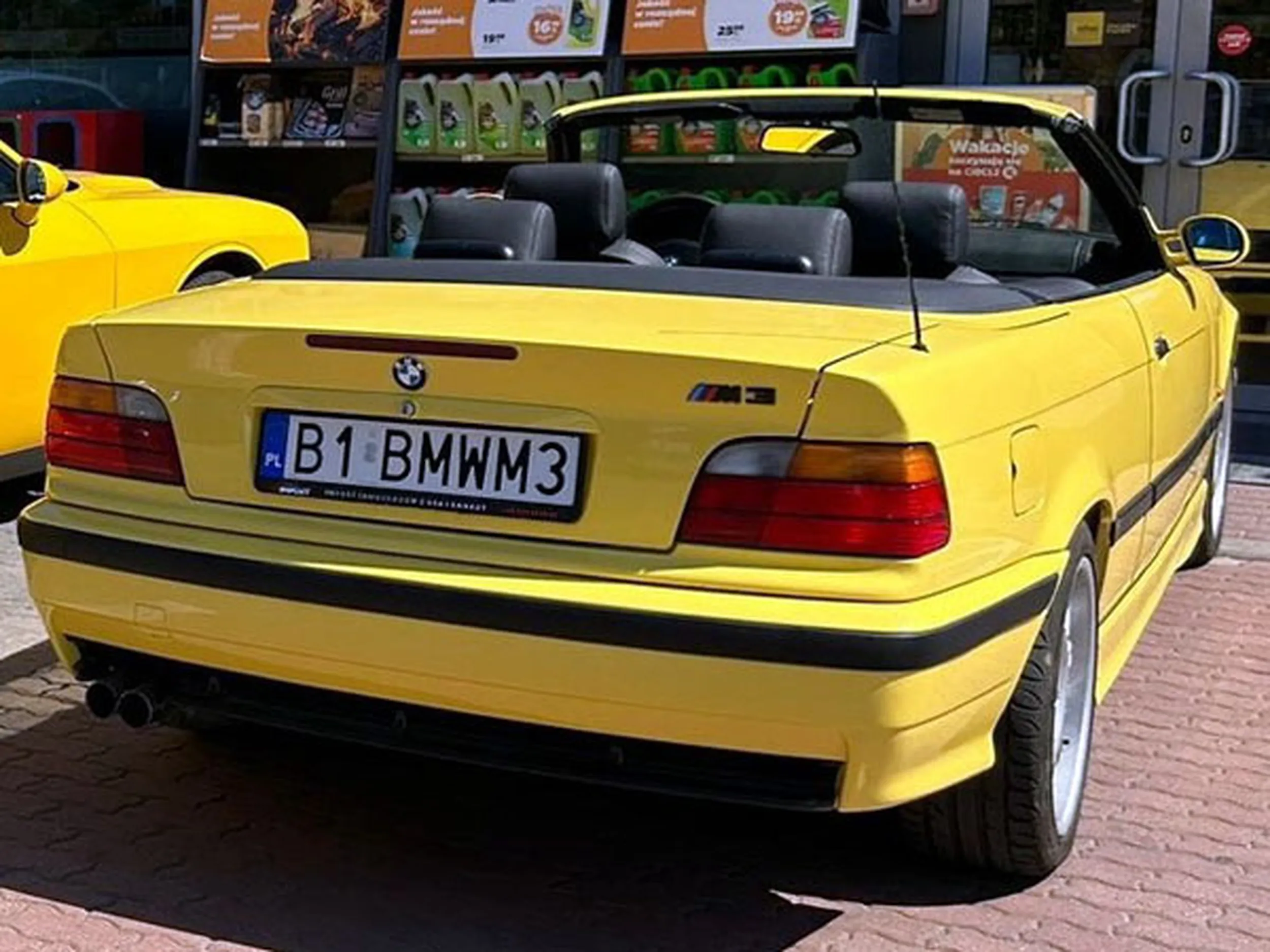 Fajny numer, blacha B1 BMWM3