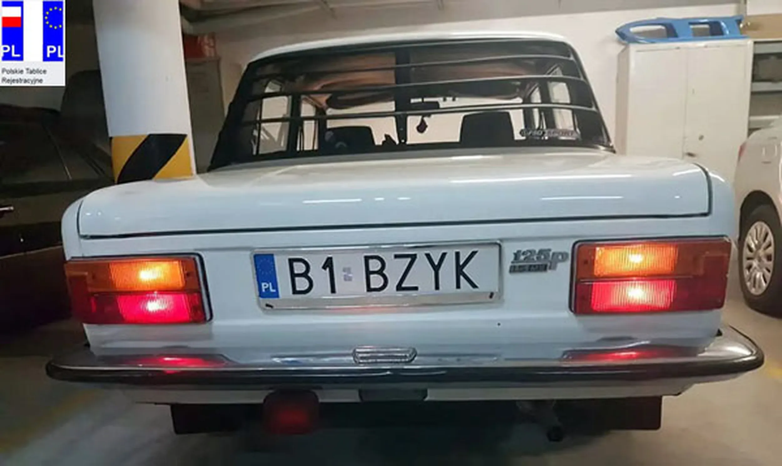 Fajny numer, blacha B1 BZYK