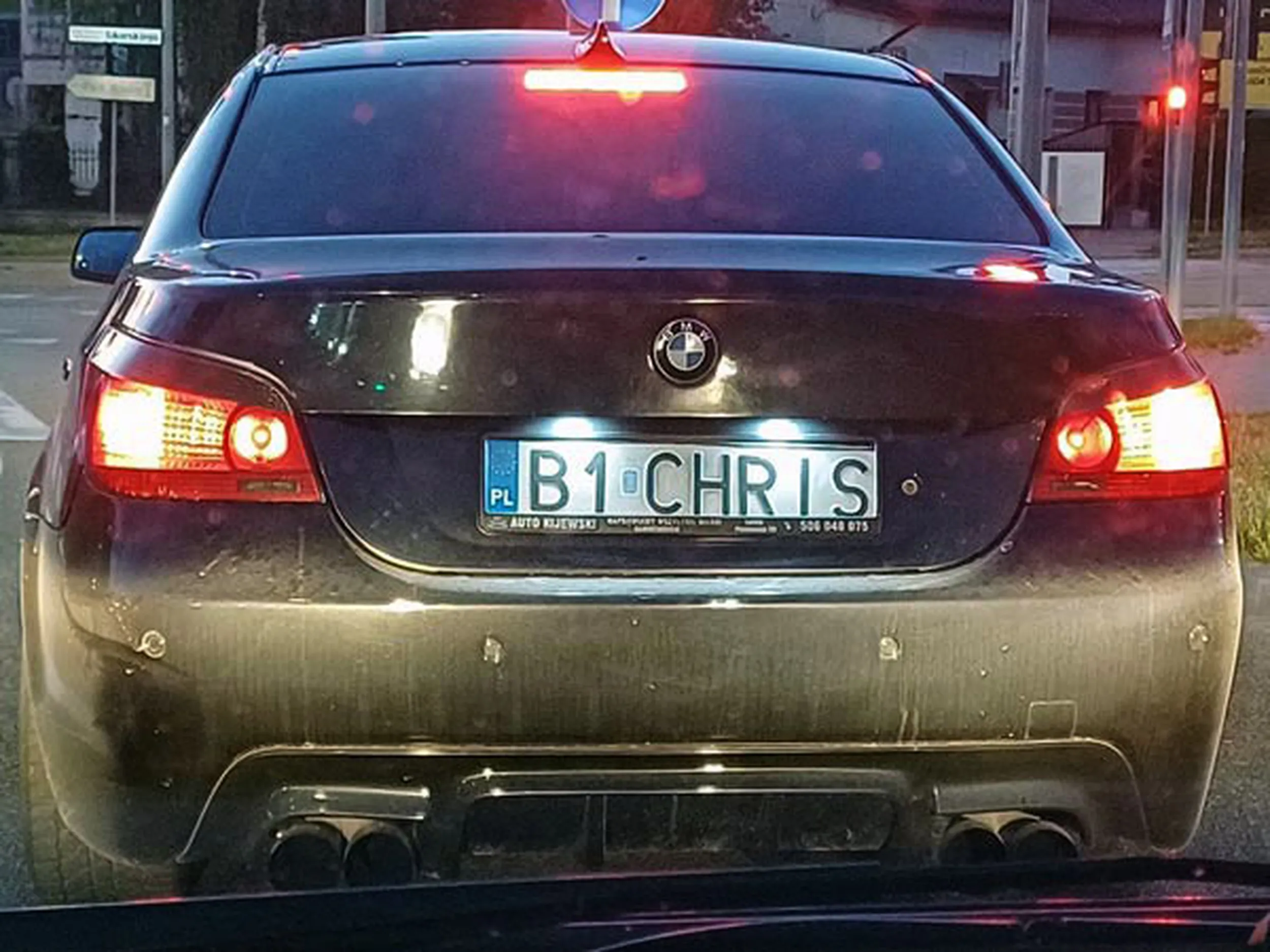 Fajny numer, blacha B1 CHRIS