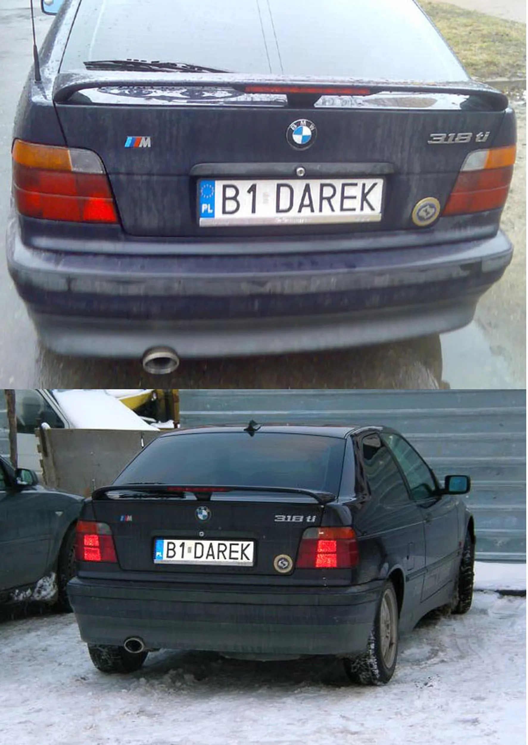 Fajny numer, blacha B1 DAREK