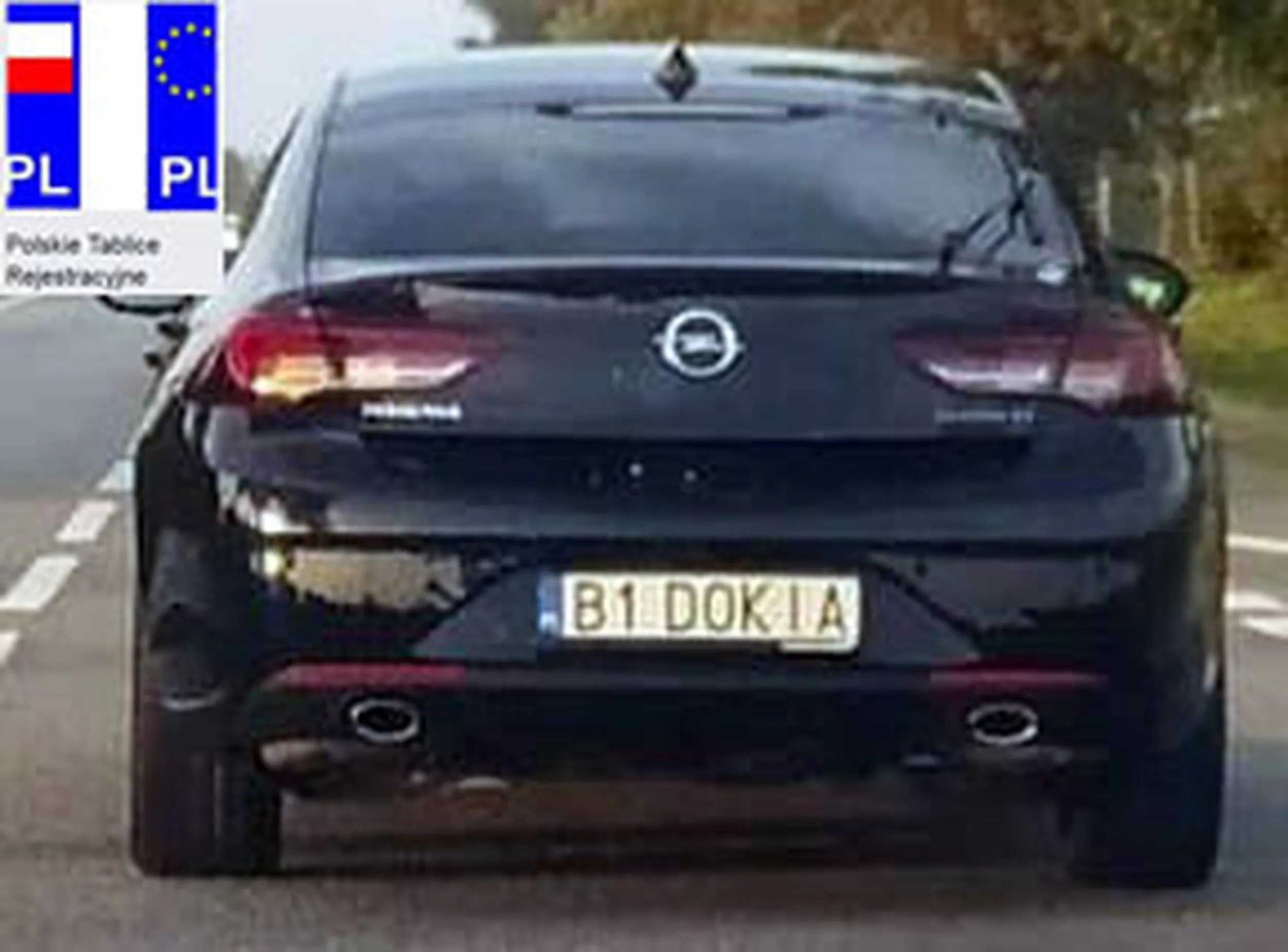 Fajny numer, blacha B1 DOKIA