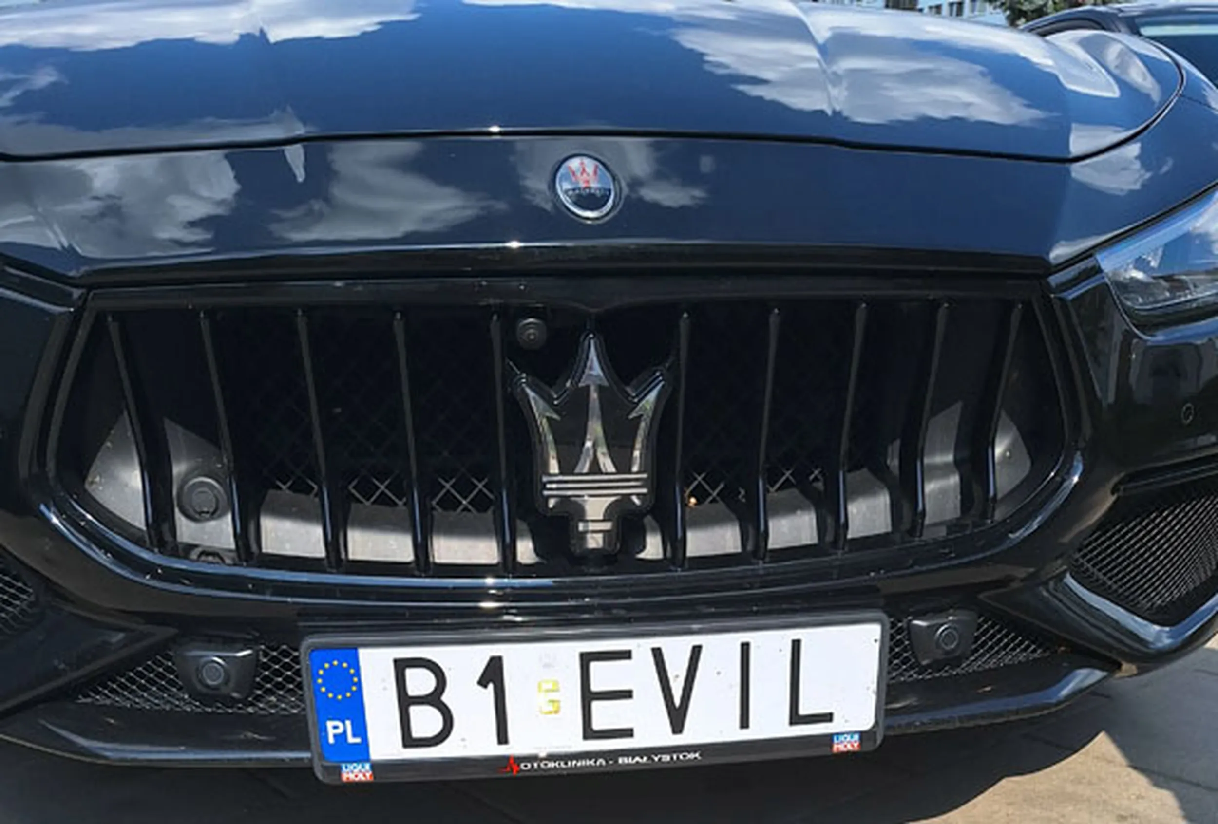 Fajny numer, blacha B1 EVIL