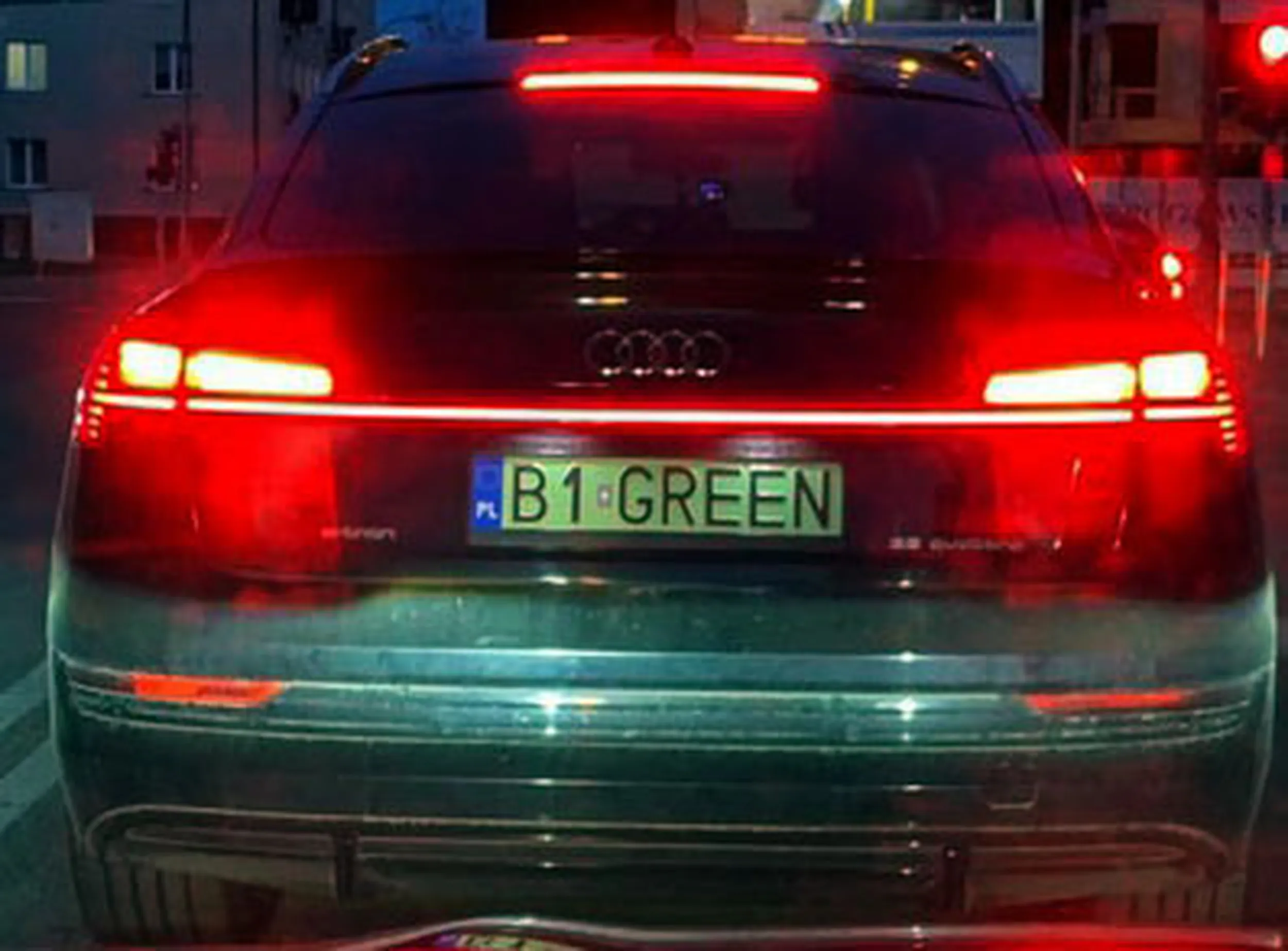 Fajny numer, blacha B1 GREEN