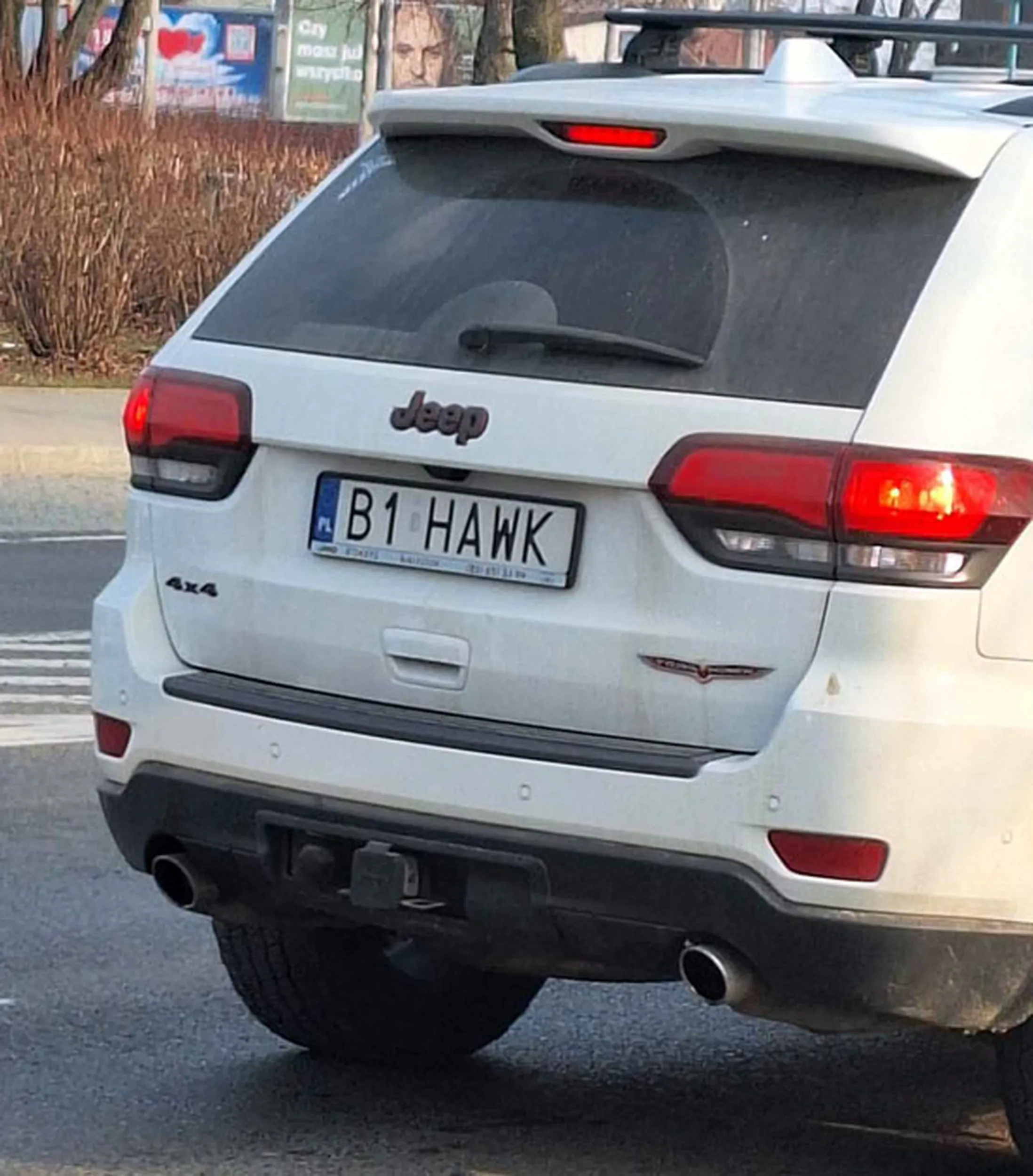 Fajny numer, blacha B1 HAWK