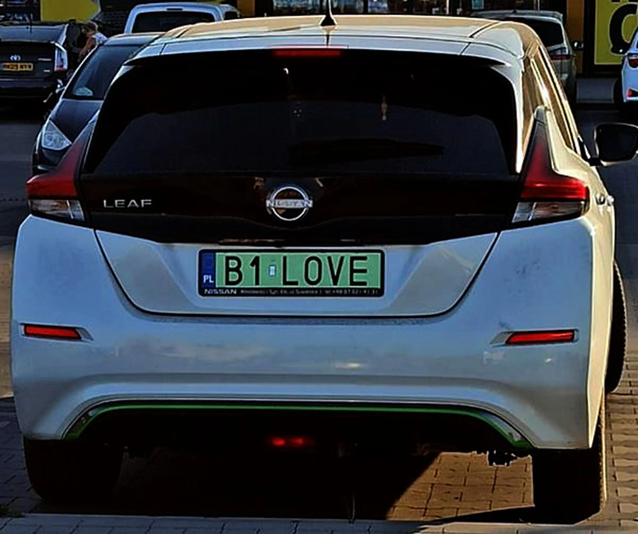 Fajny numer, blacha B1 LOVE