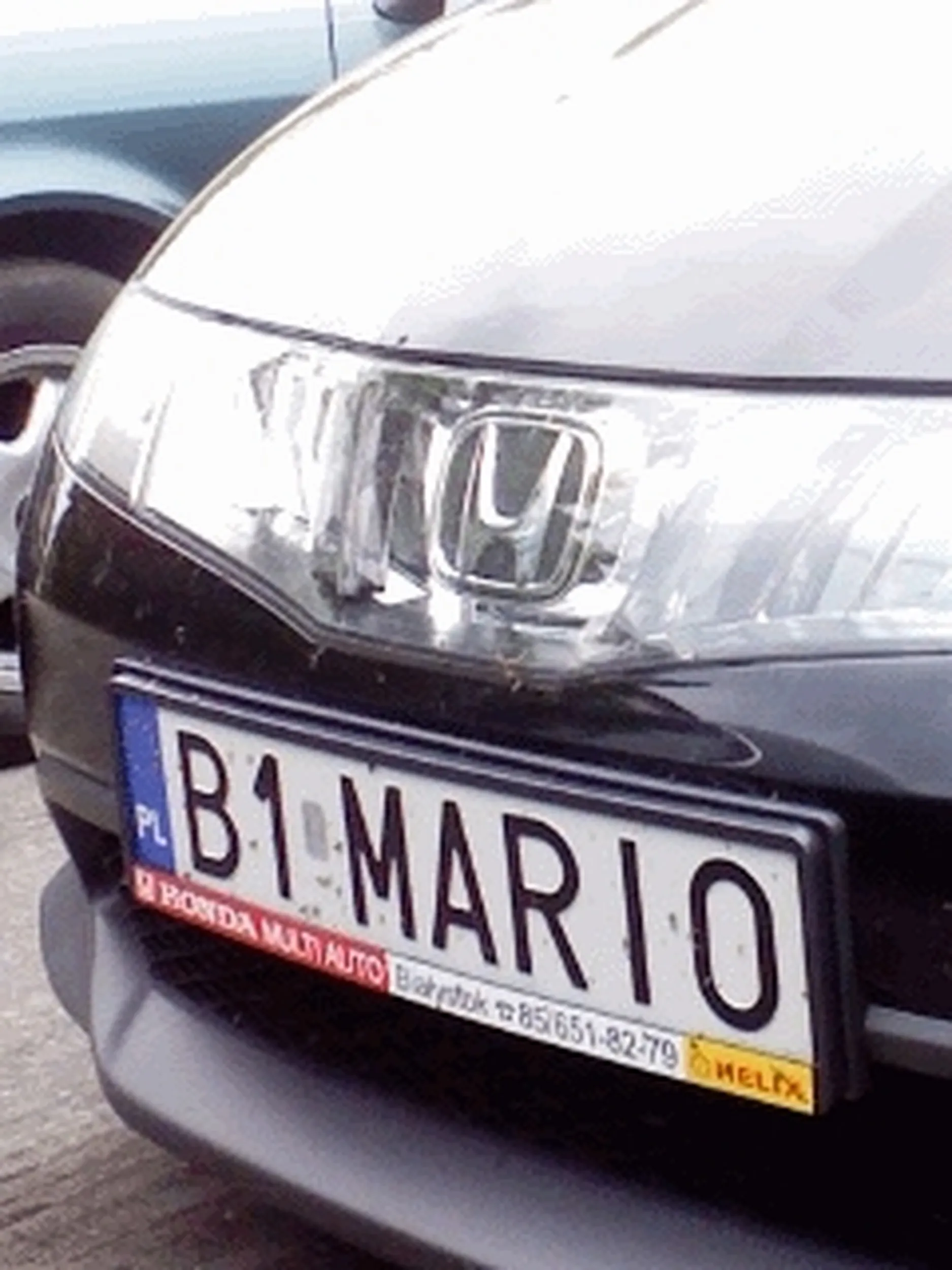 Fajny numer, blacha B1 MARIO