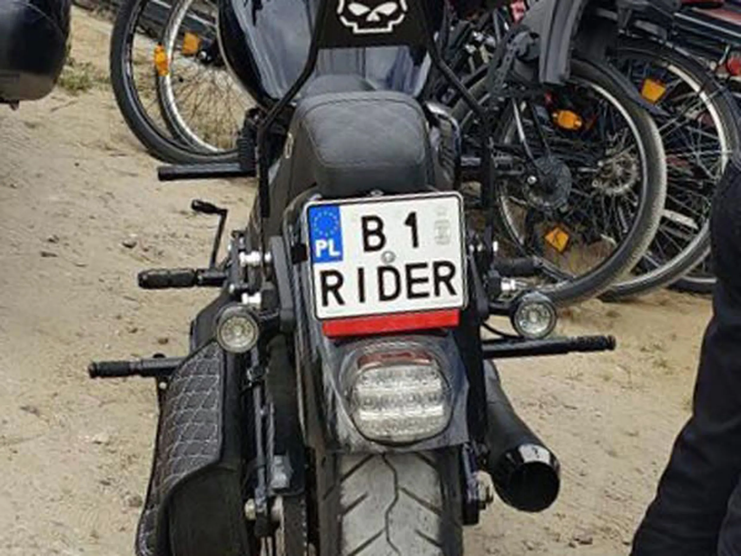 Fajny numer, blacha B1 RIDER