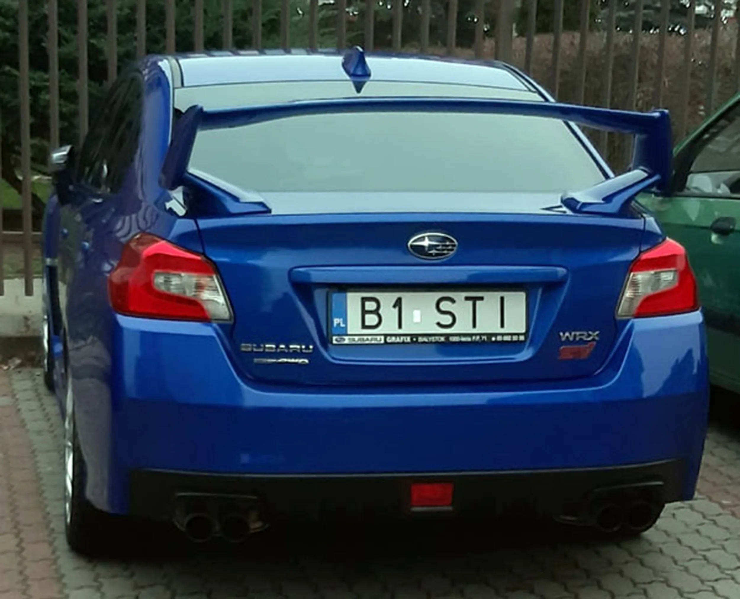 Fajny numer, blacha B1 STI