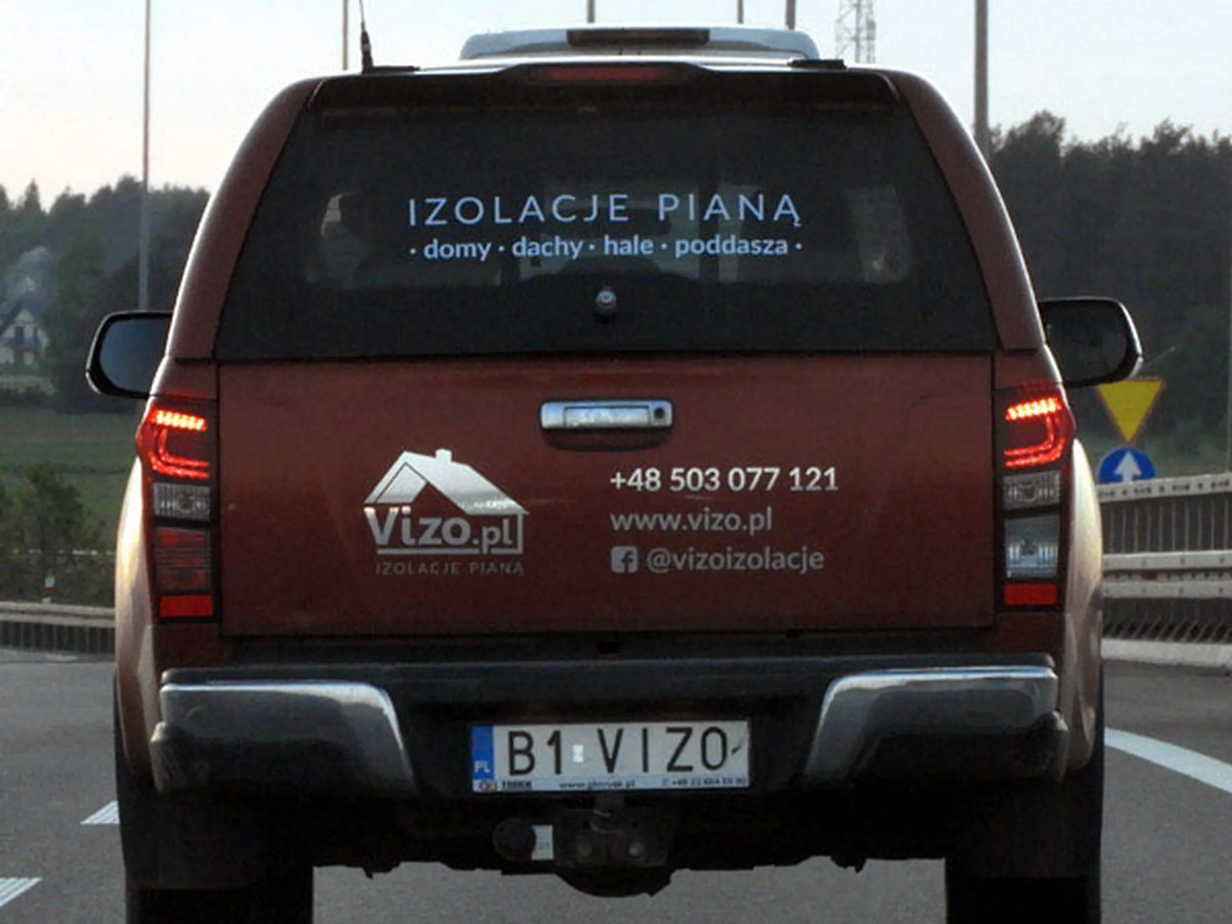 Fajny numer, blacha B1 VIZO