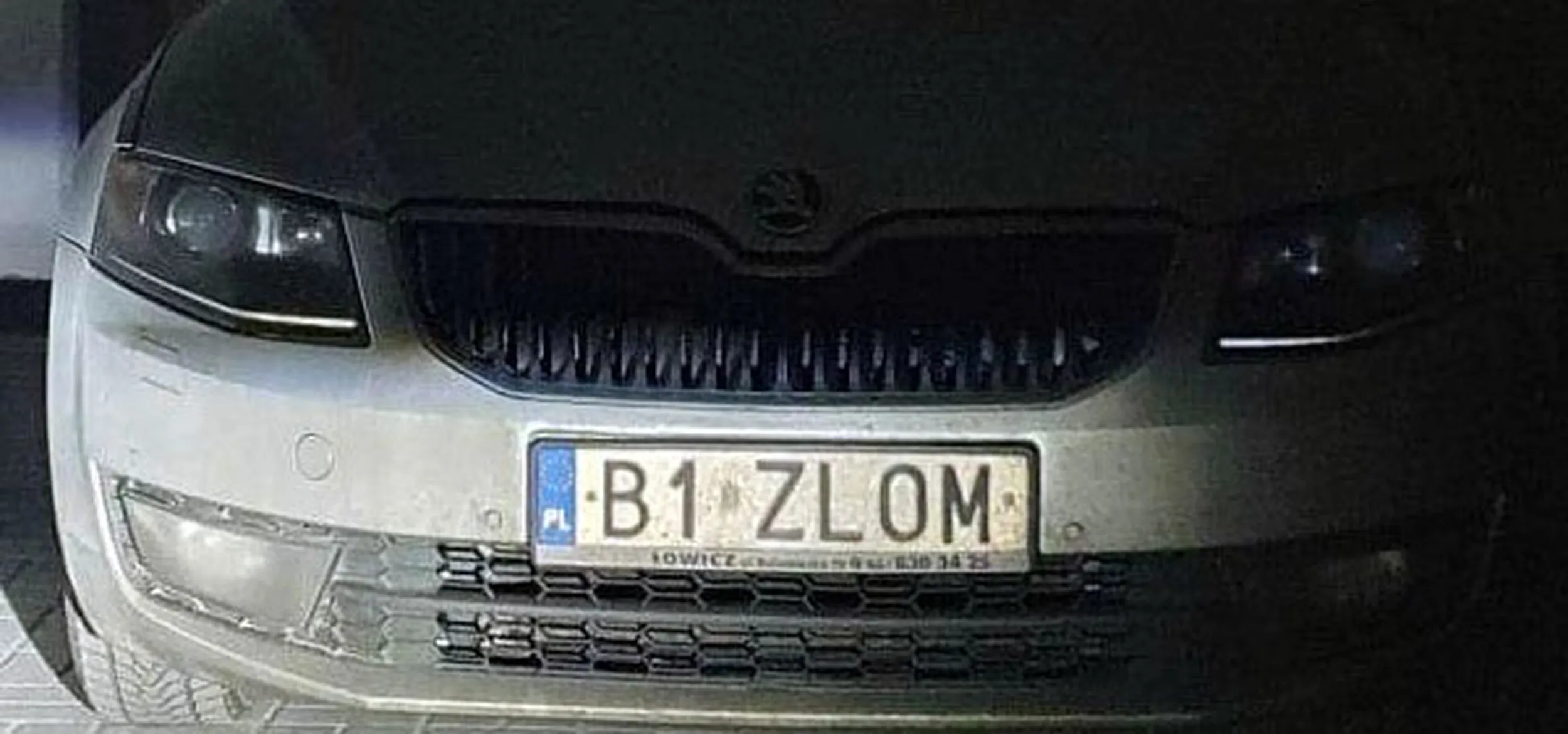 Fajny numer, blacha B1 ZLOM