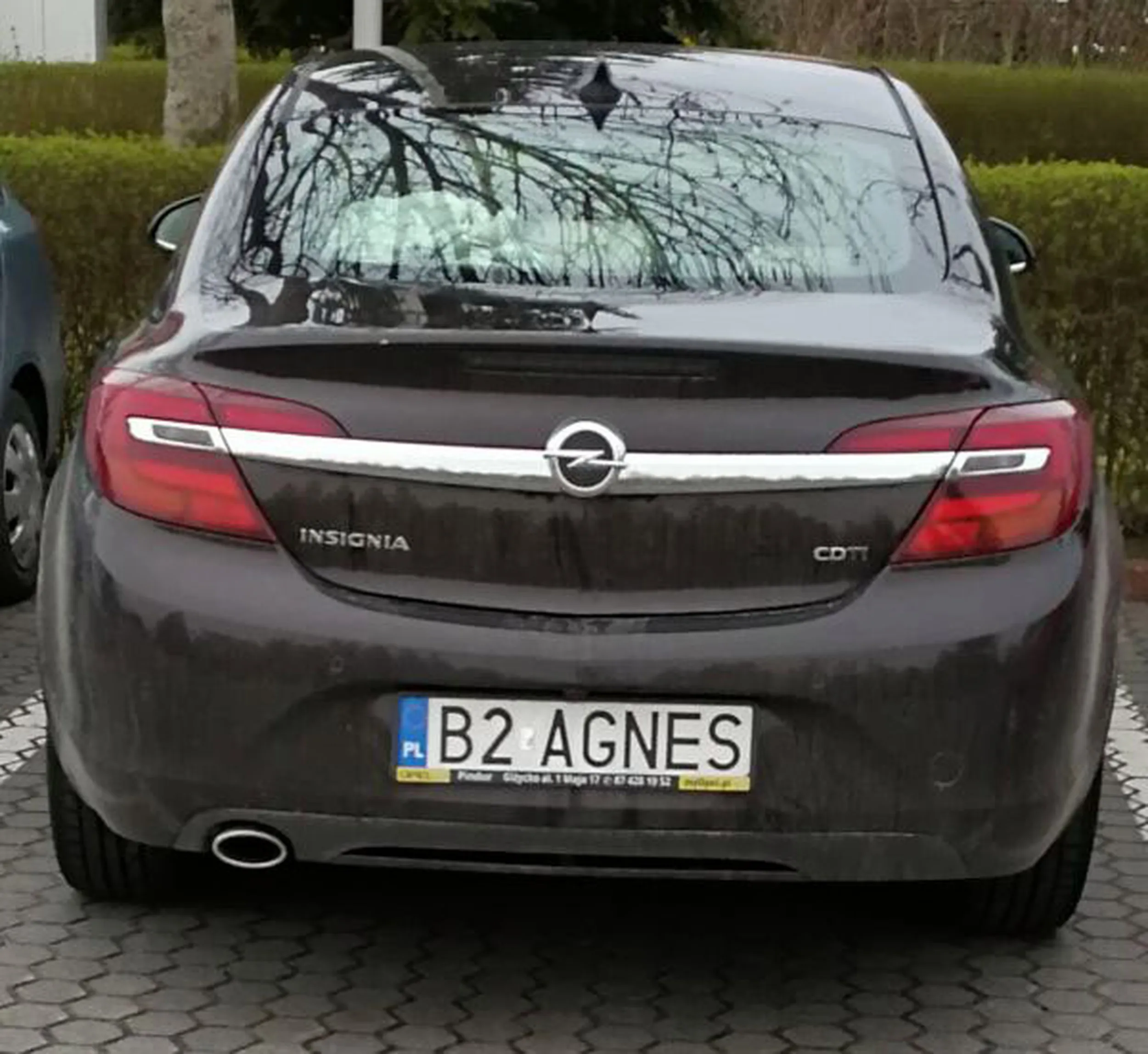 Fajny numer, blacha B2 AGNES