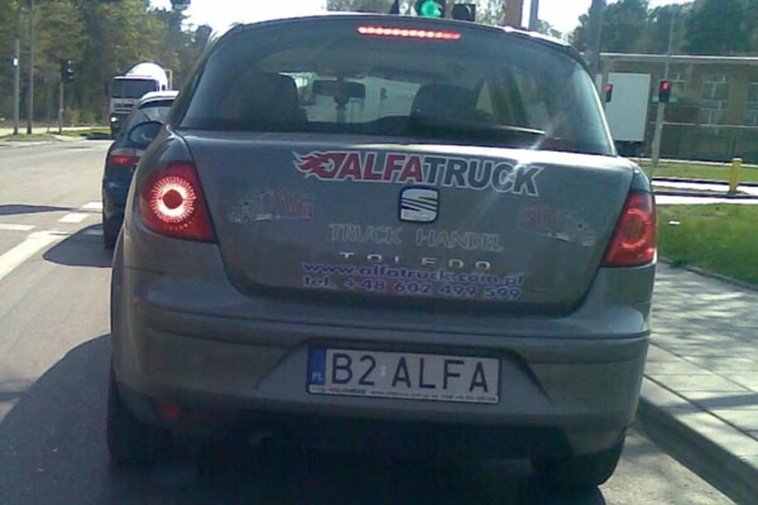 Fajny numer, blacha B2 ALFA