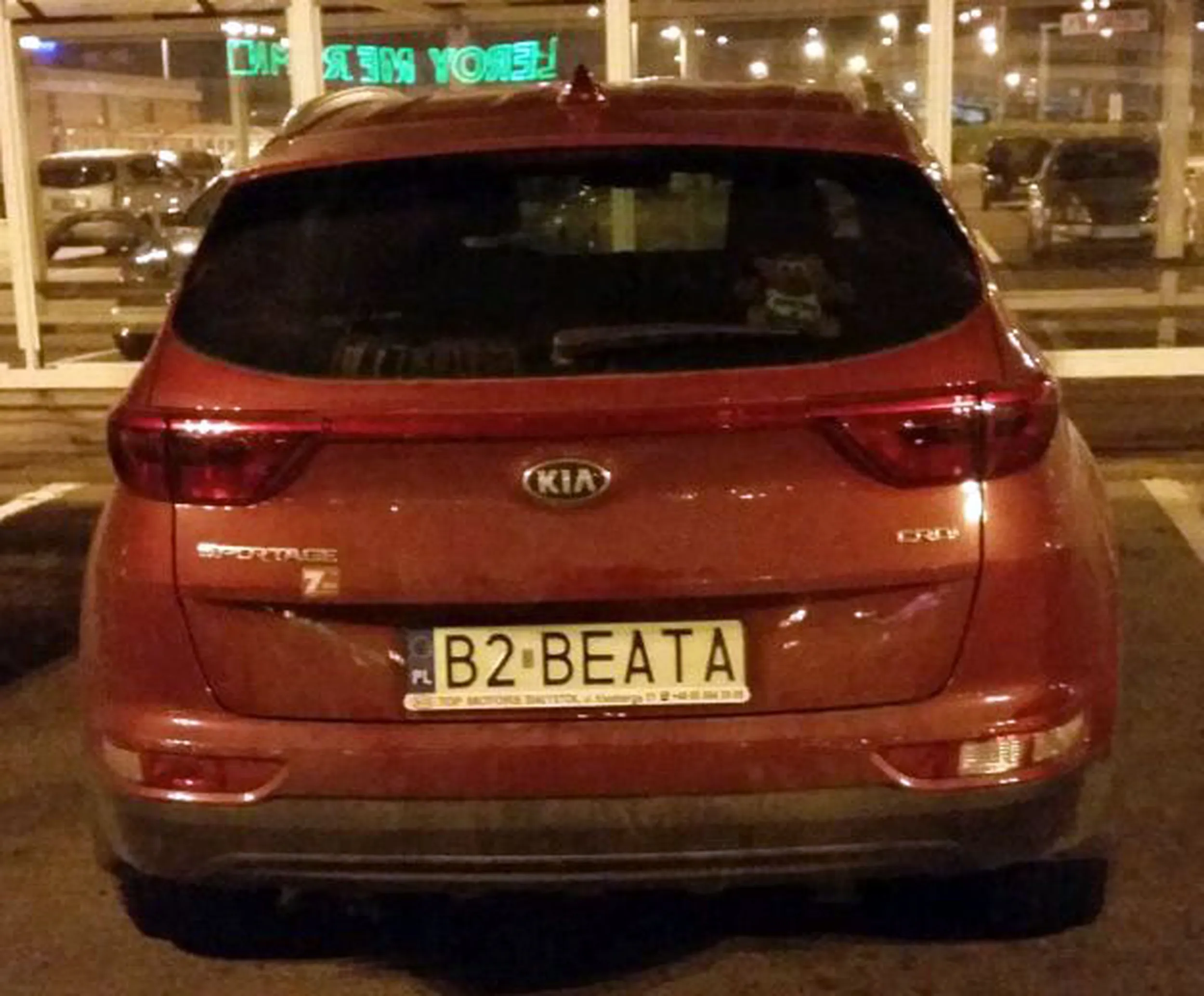 Fajny numer, blacha B2 BEATA