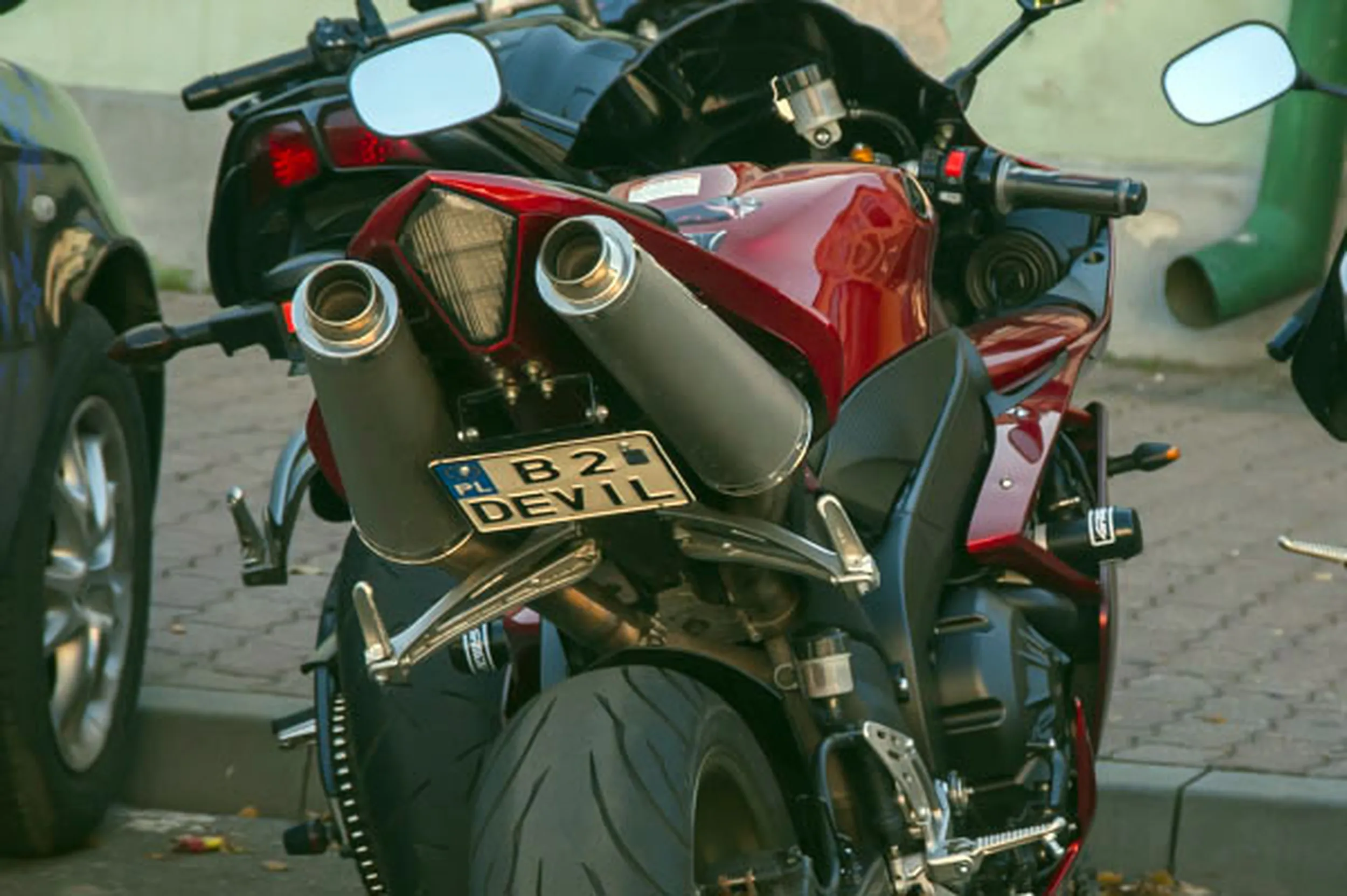 Fajny numer, blacha B2 DEVIL