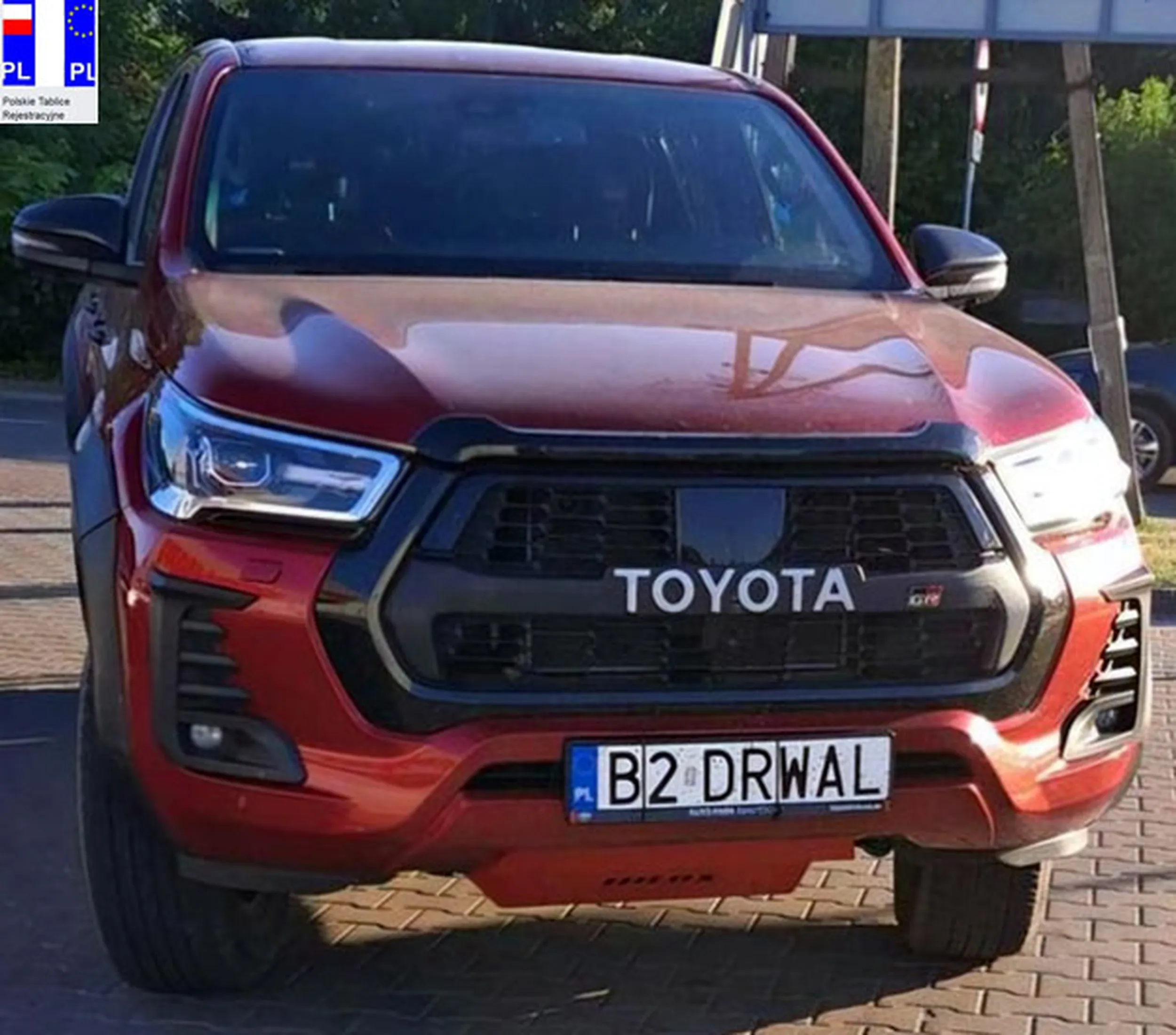 Fajny numer, blacha B2 DRWAL