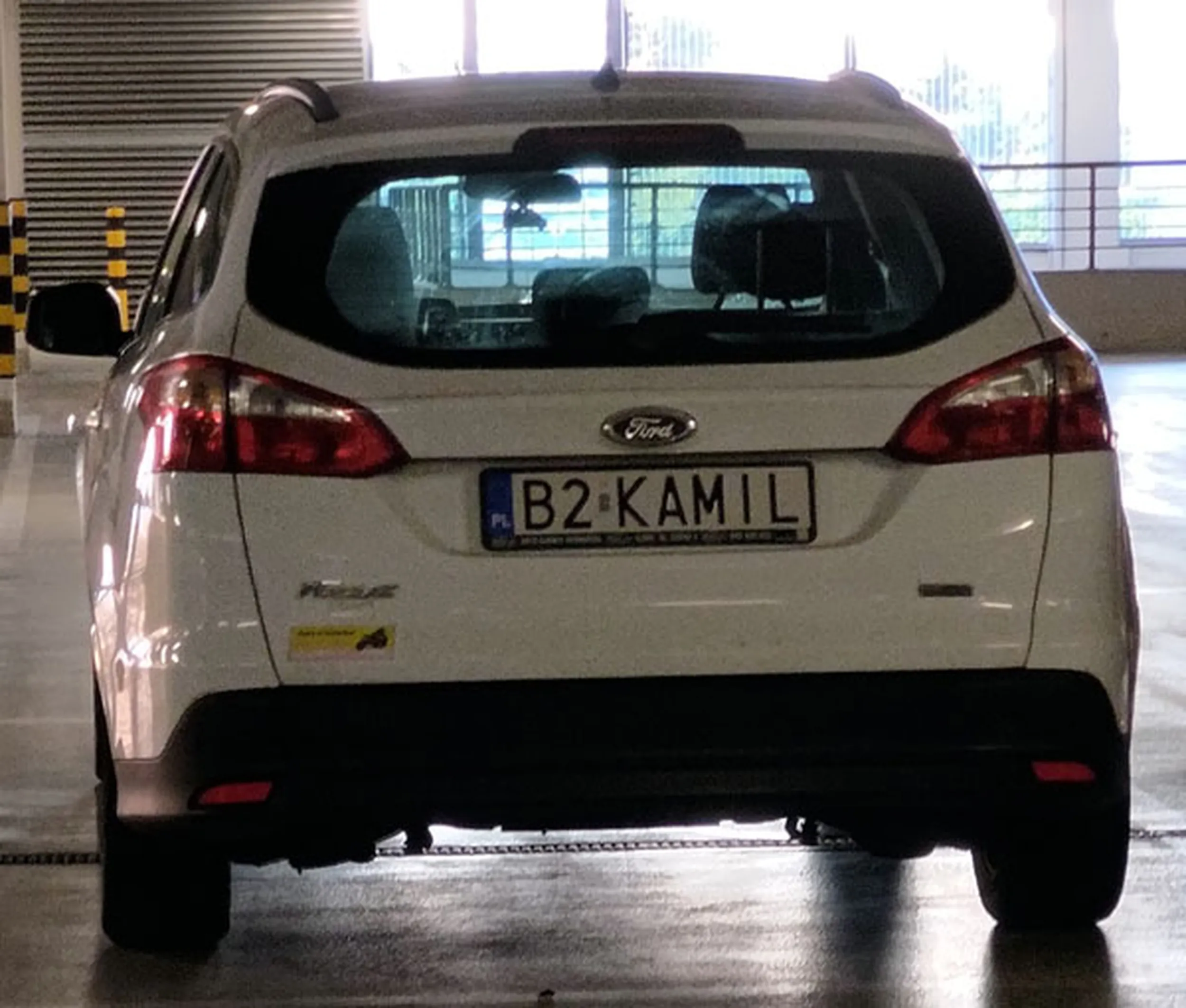 Fajny numer, blacha B2 KAMIL