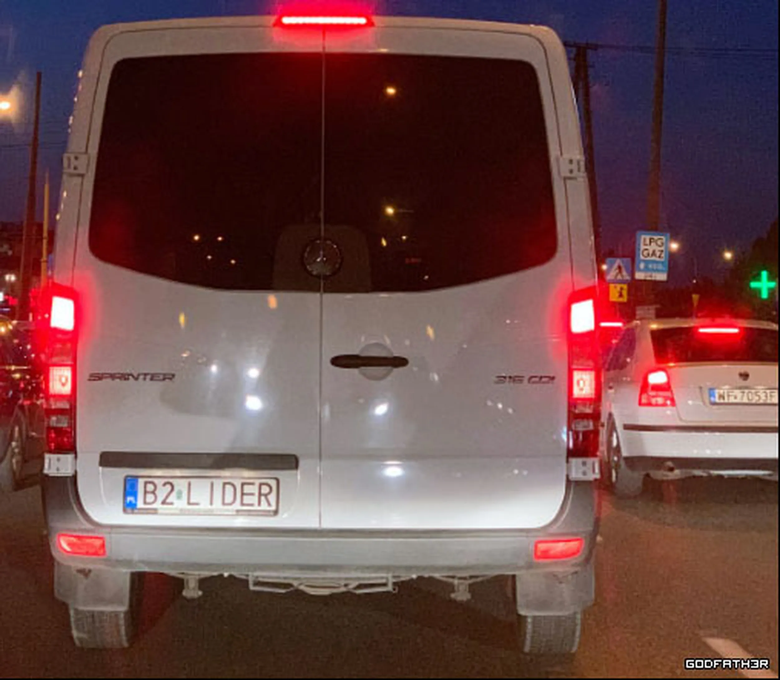 Fajny numer, blacha B2 LIDER