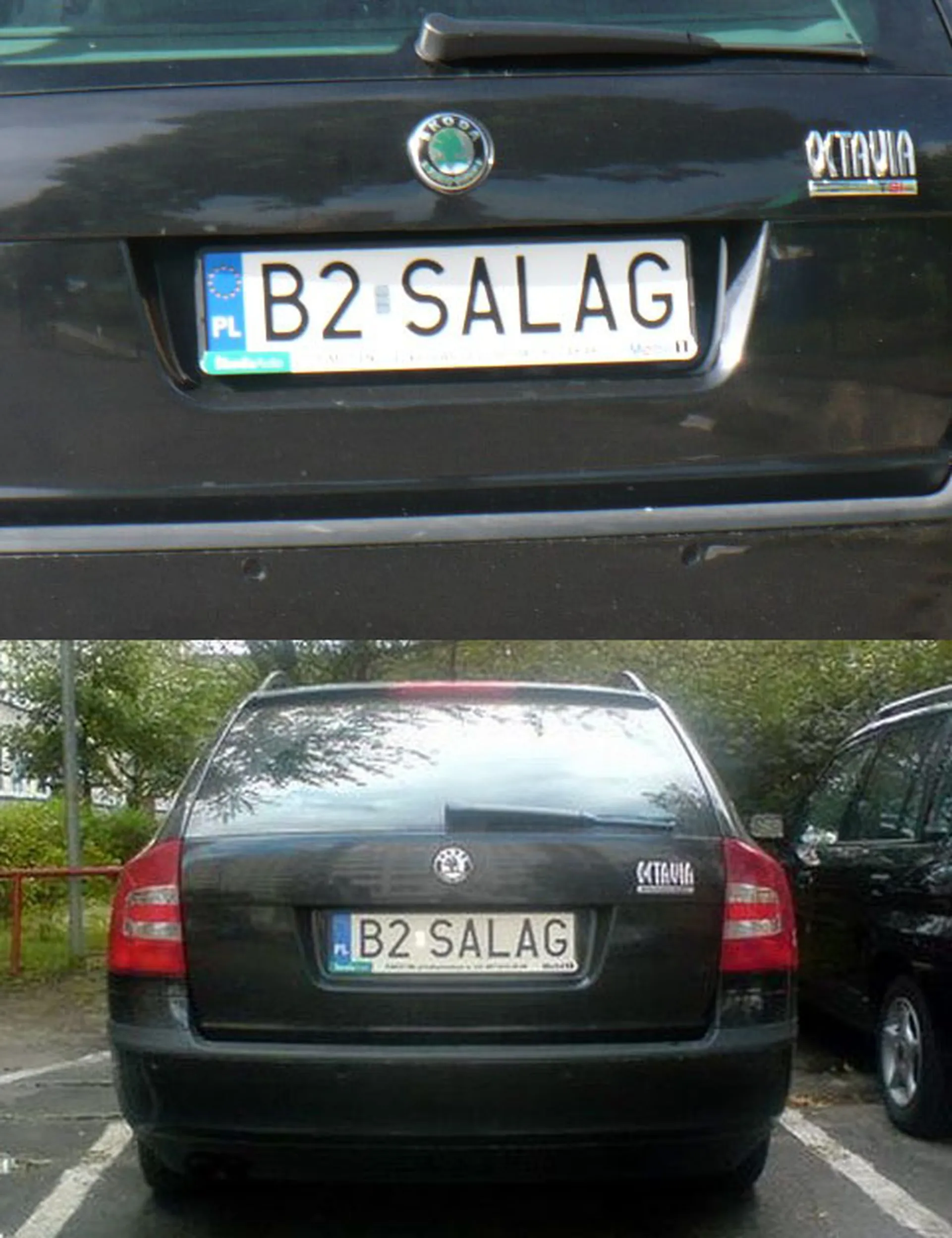 Fajny numer, blacha B2 SALAG