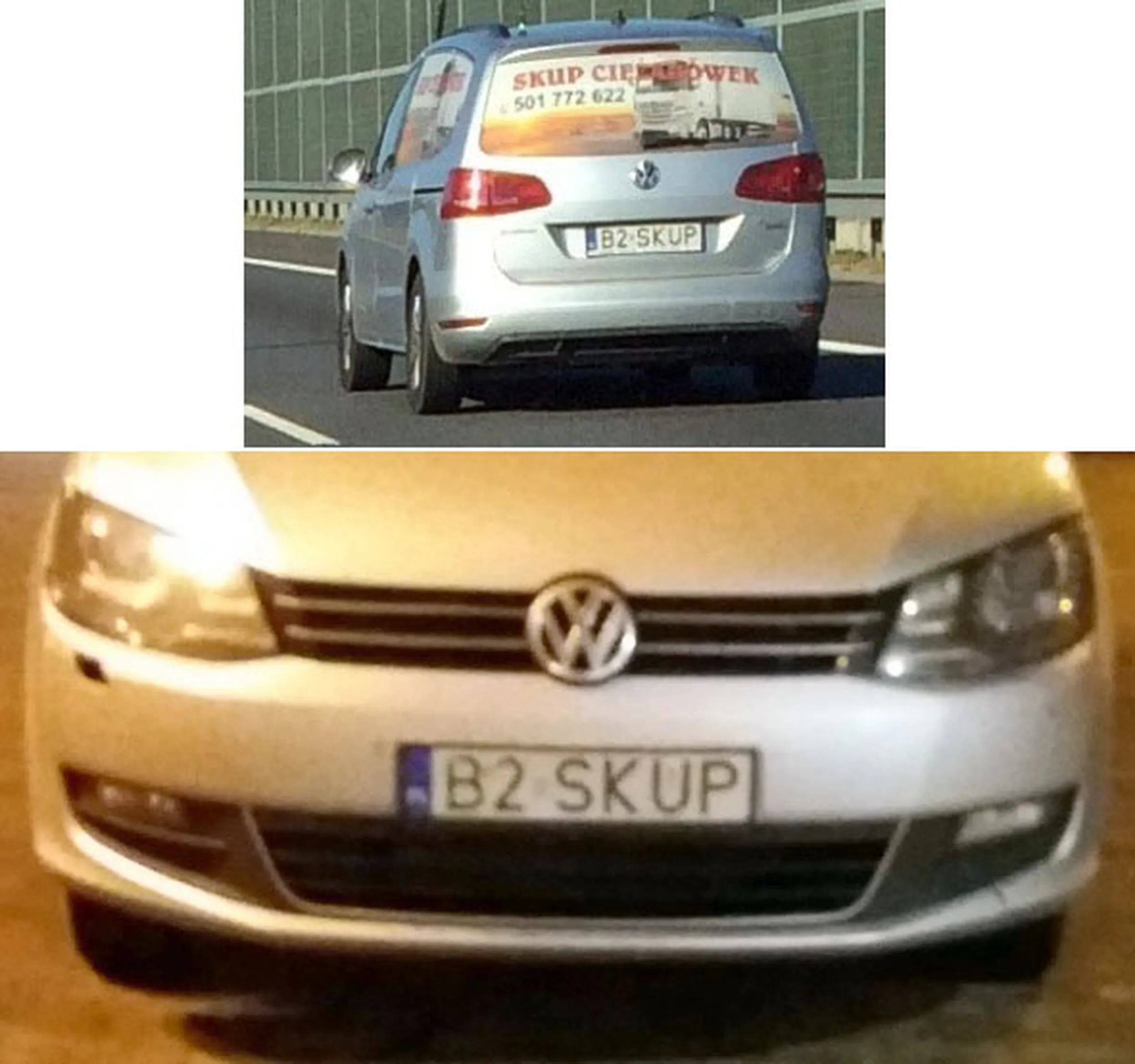 Fajny numer, blacha B2 SKUP