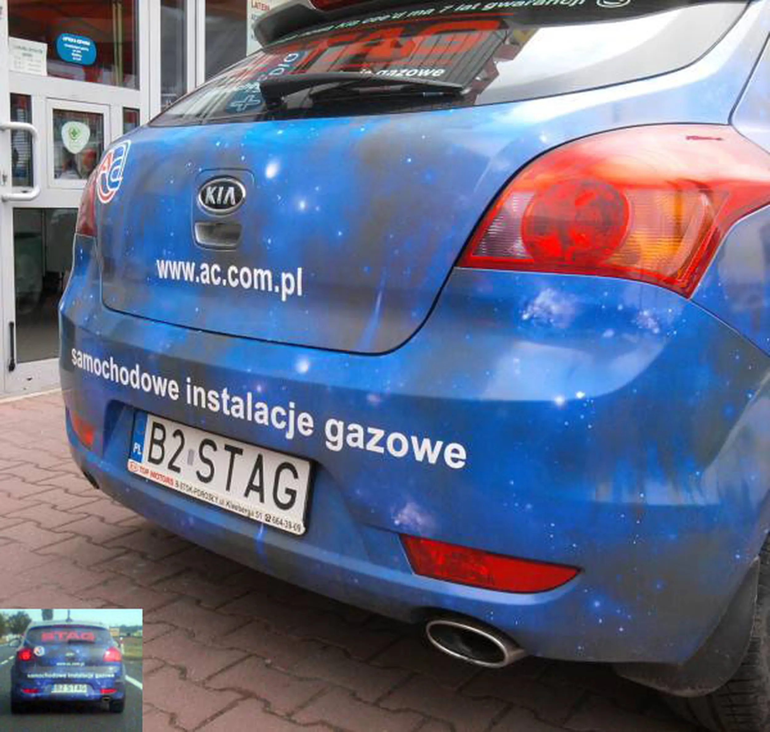 Fajny numer, blacha B2 STAG