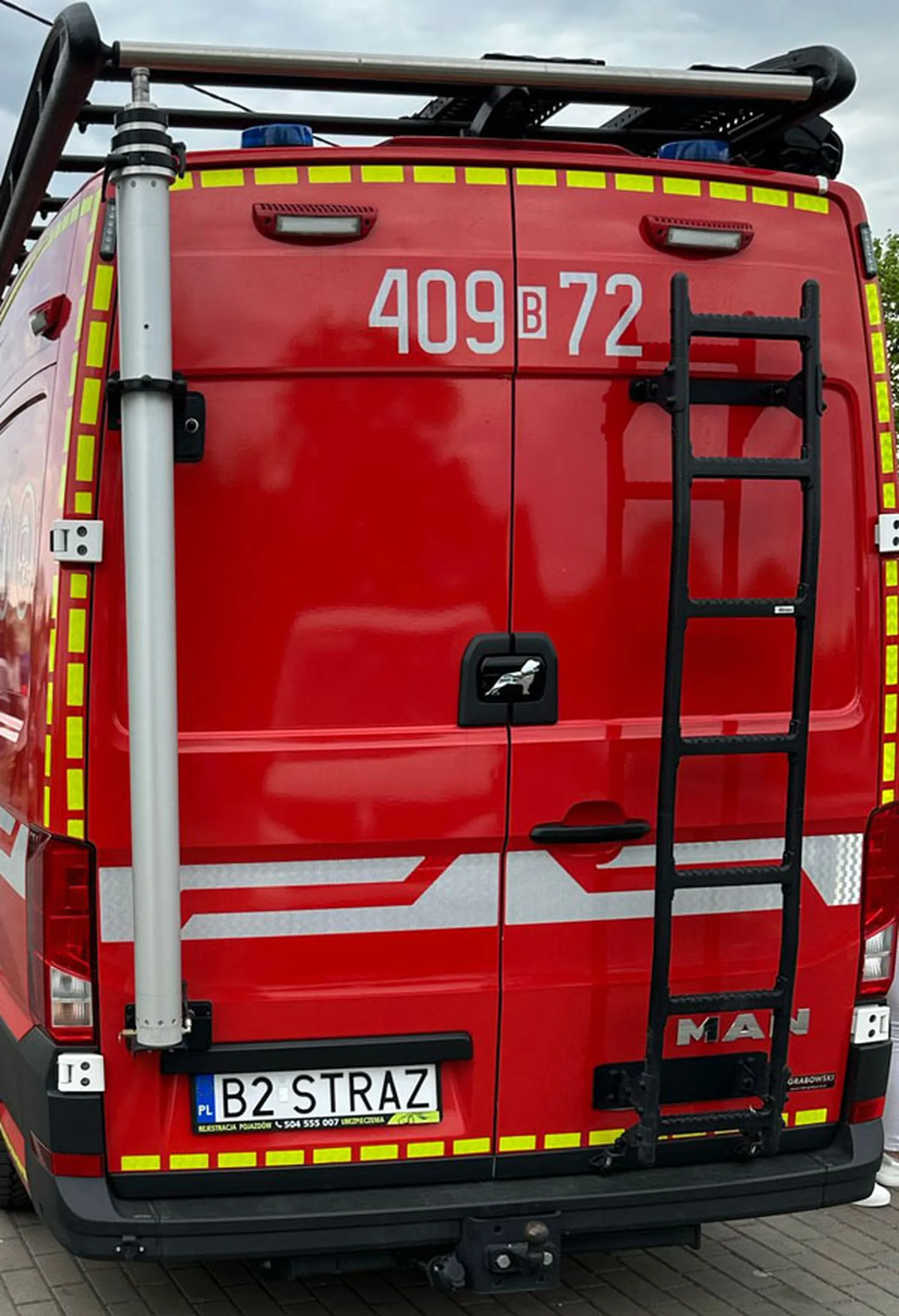 Fajny numer, blacha B2 STRAZ