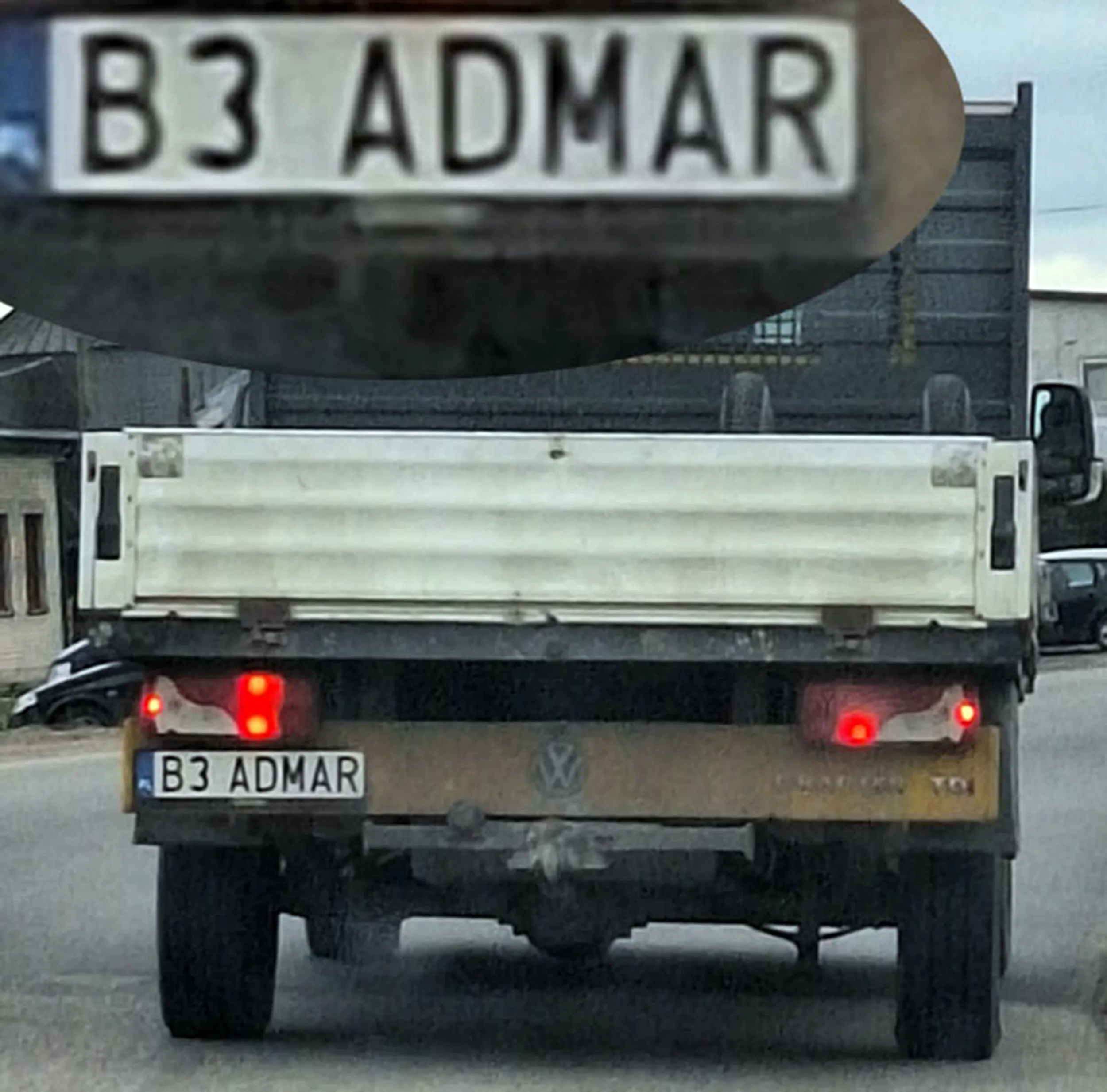 Fajny numer, blacha B3 ADMAR