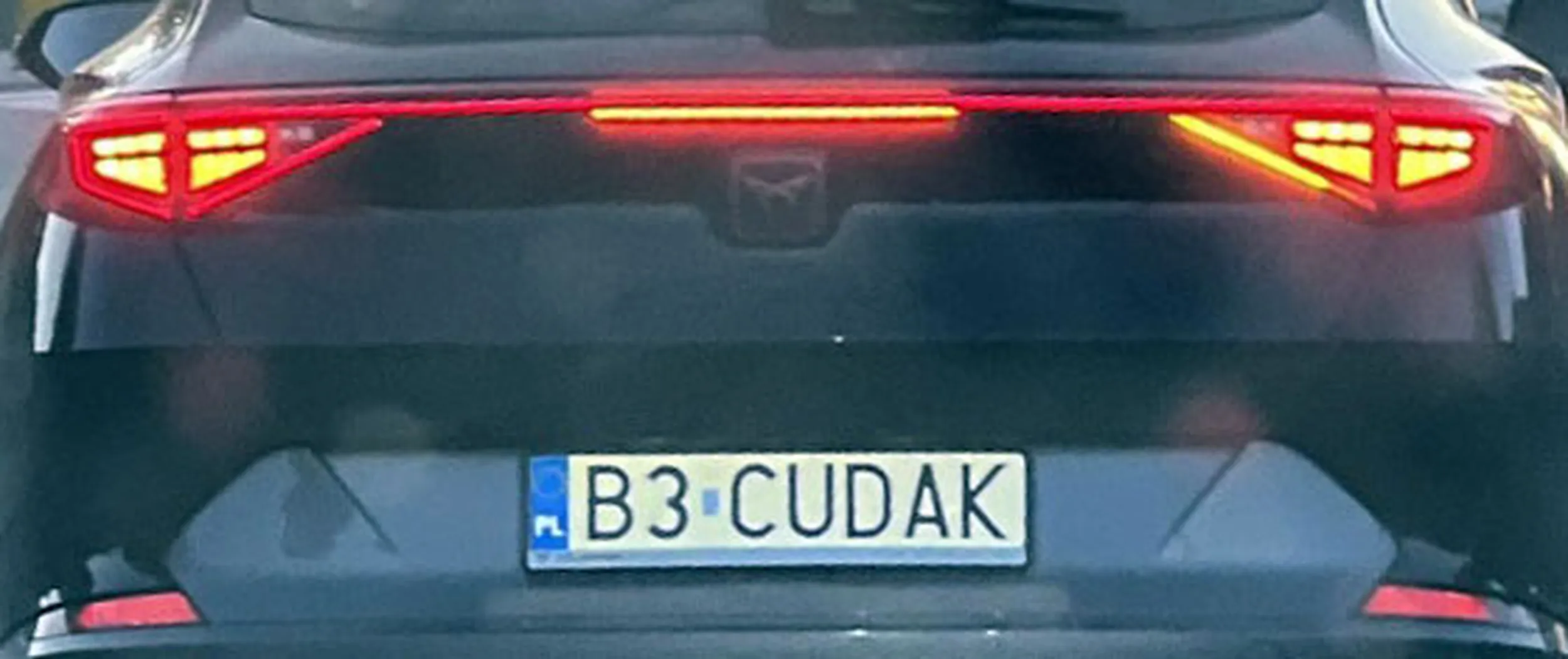 Fajny numer, blacha B3 CUDAK