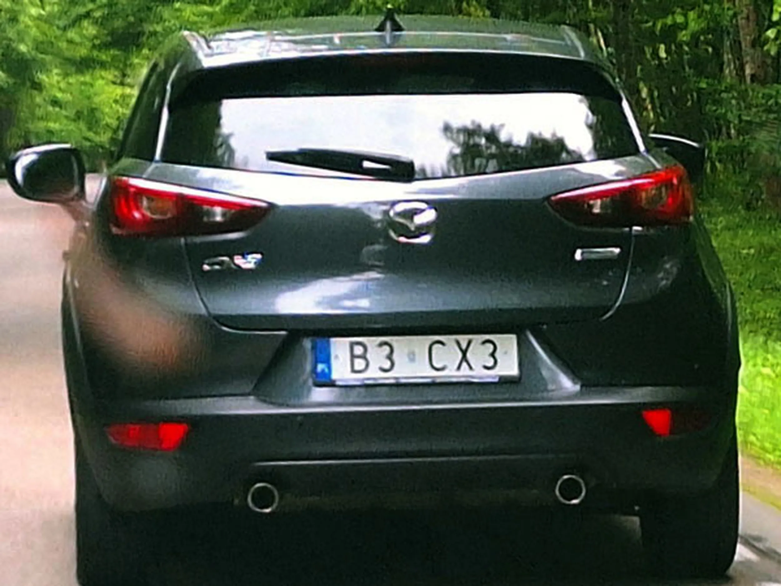 Fajny numer, blacha B3 CX3