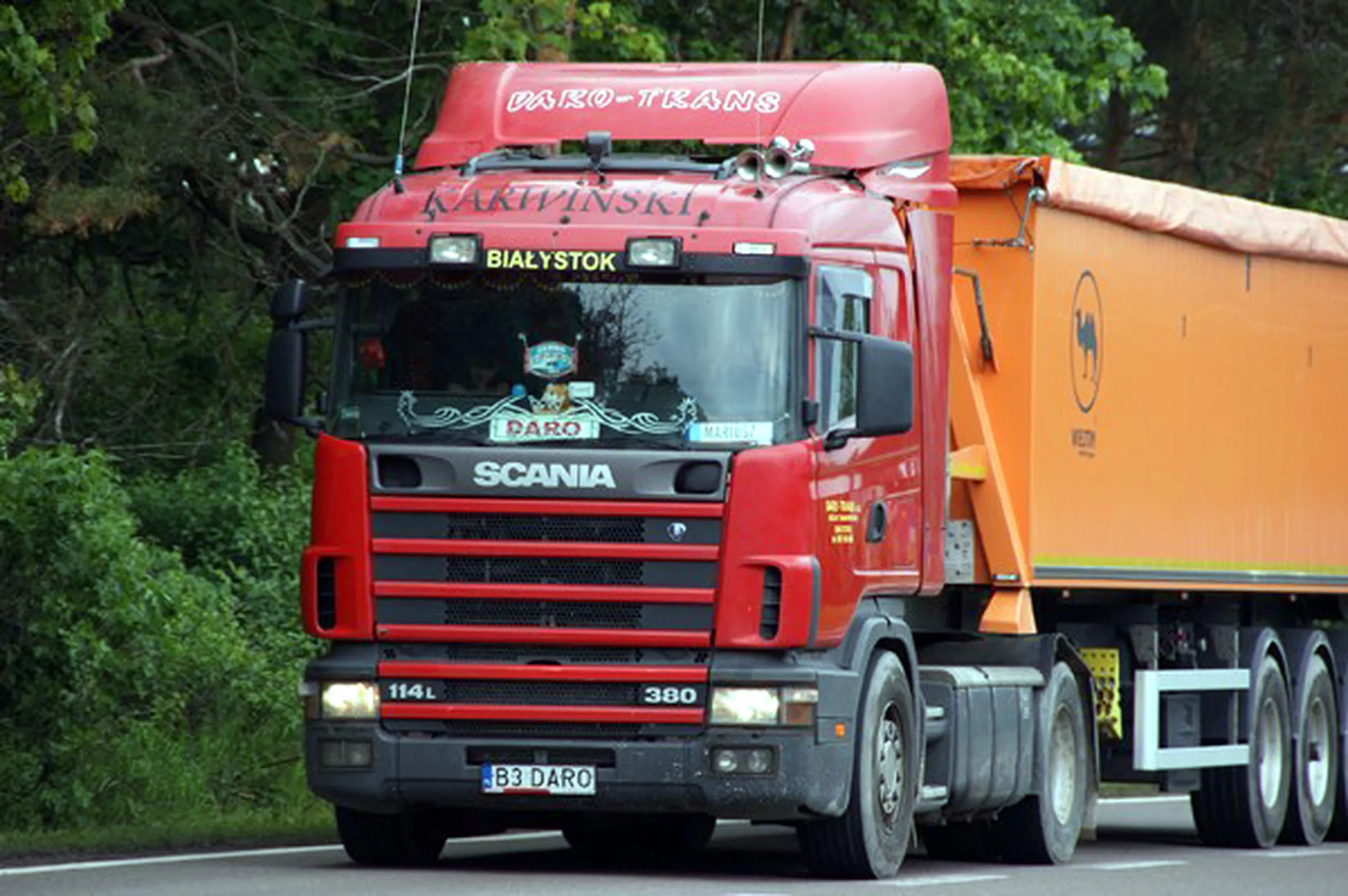 Fajny numer, blacha B3 DARO