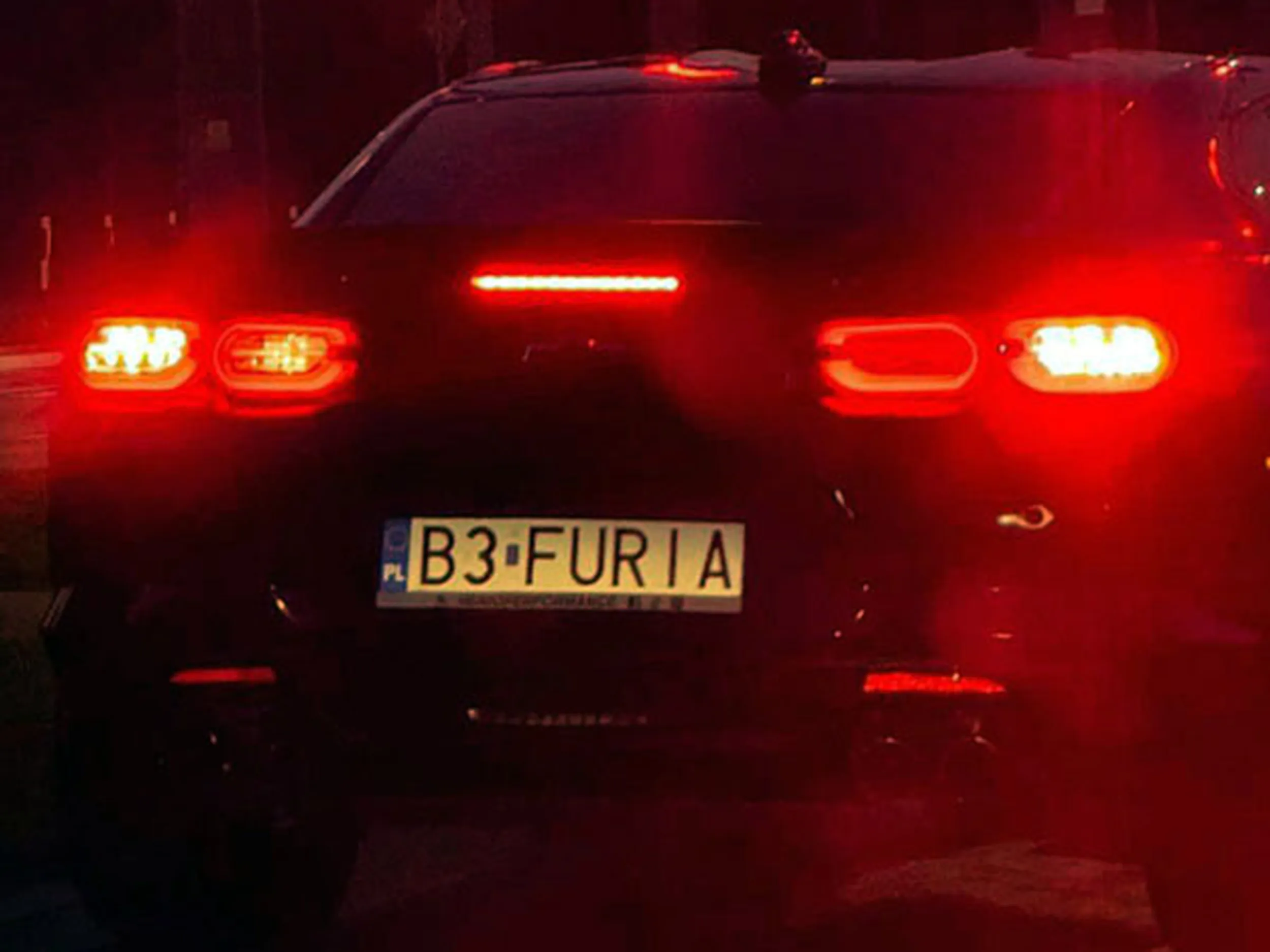 Fajny numer, blacha B3 FURIA