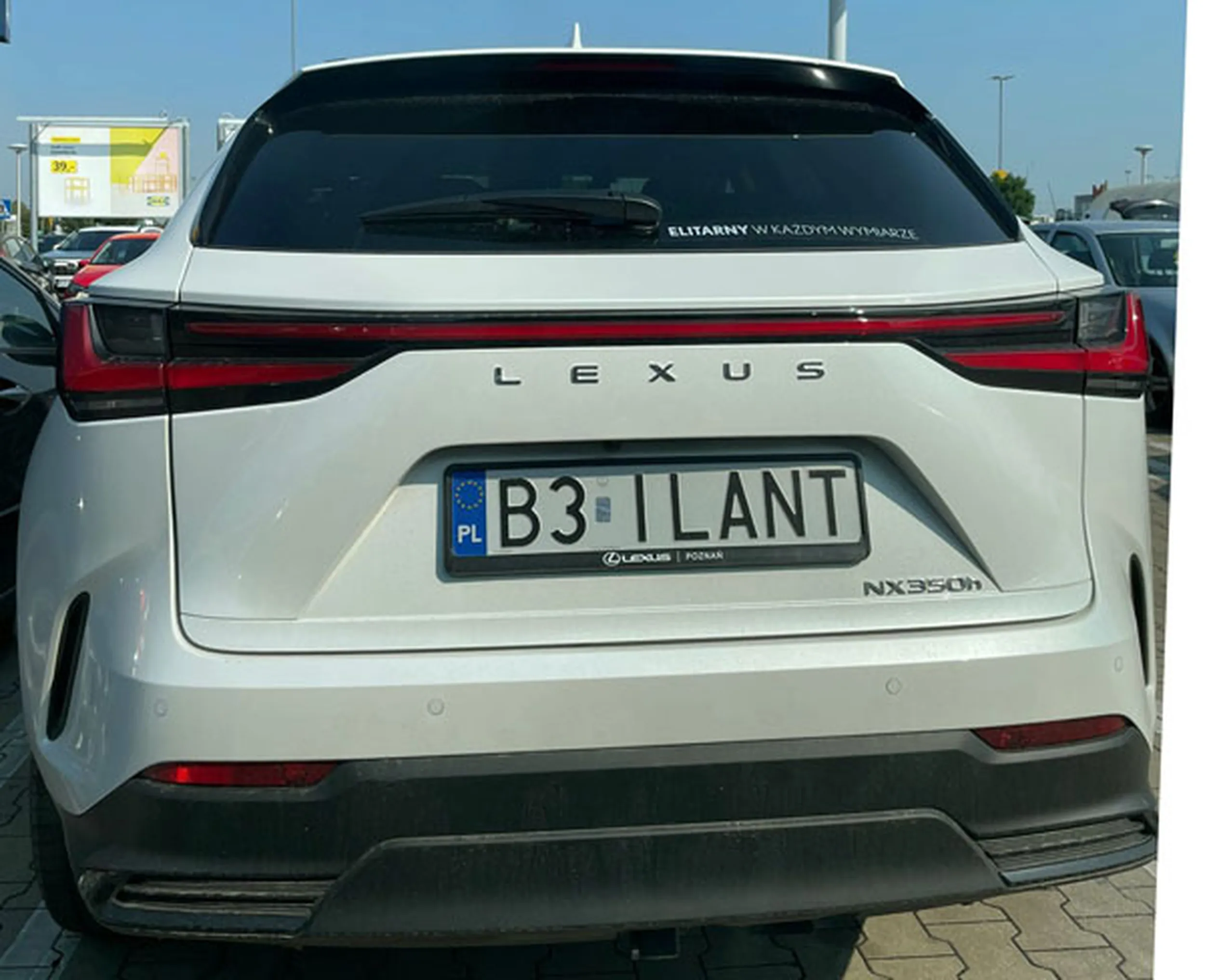 Fajny numer, blacha B3 ILANT