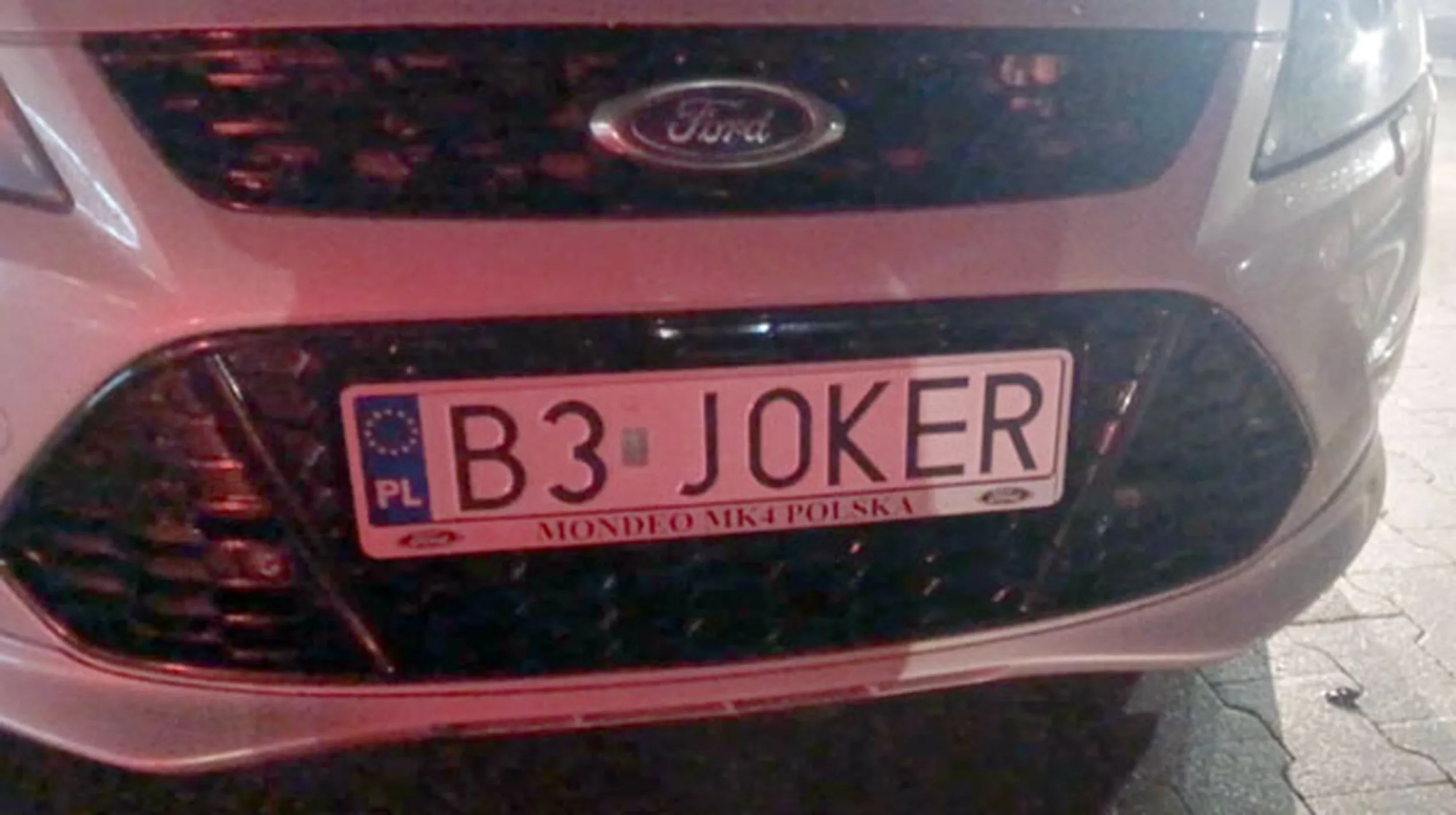 Fajny numer, blacha B3 JOKER
