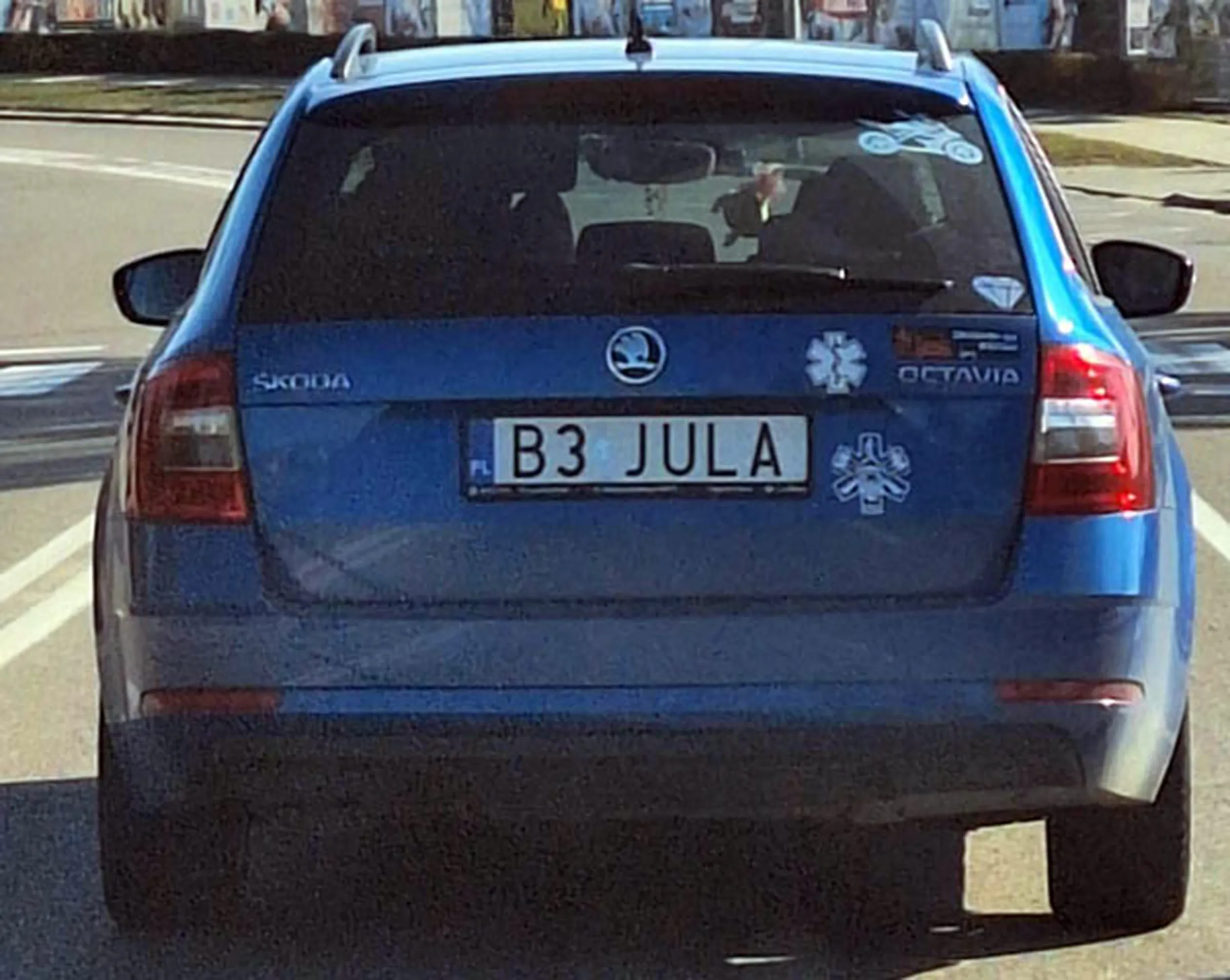 Fajny numer, blacha B3 JULA