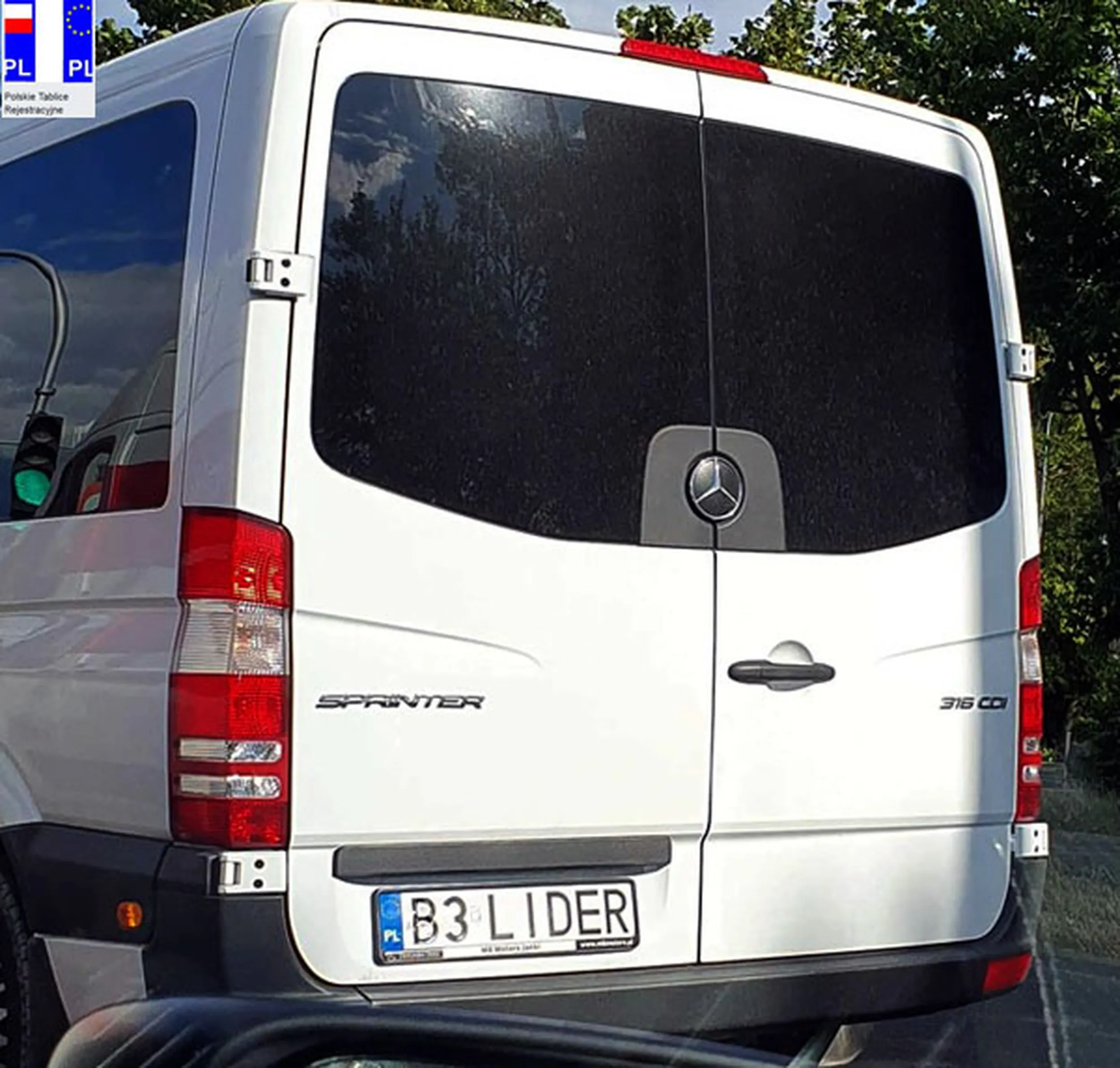 Fajny numer, blacha B3 LIDER