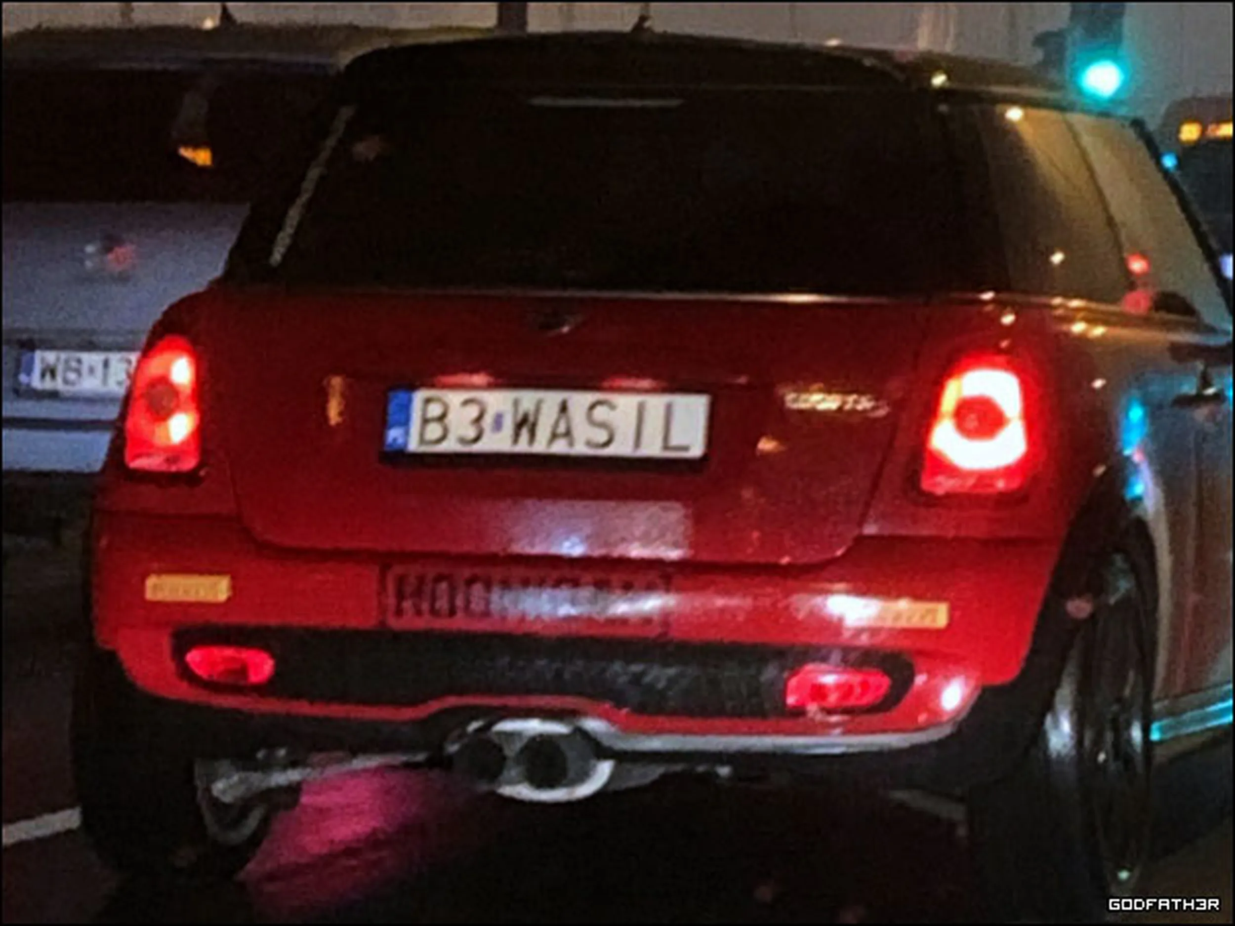 Fajny numer, blacha B3 WASIL