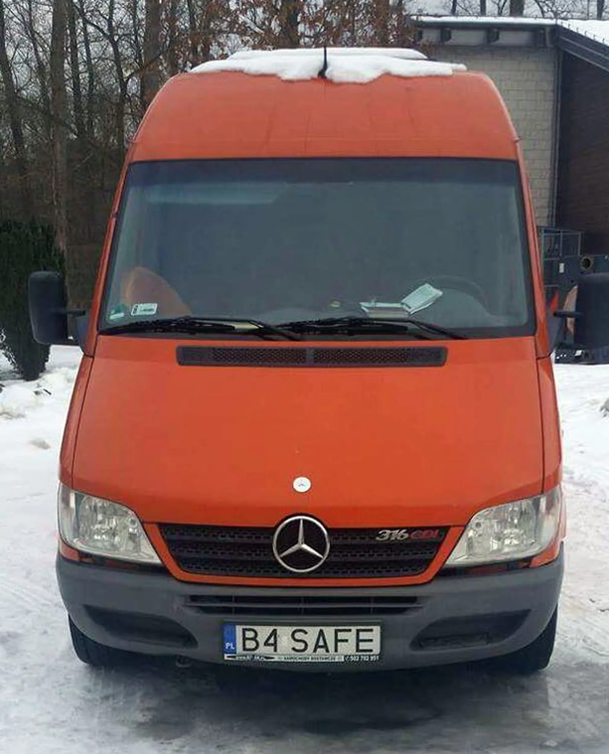 Fajny numer, blacha B4 SAFE