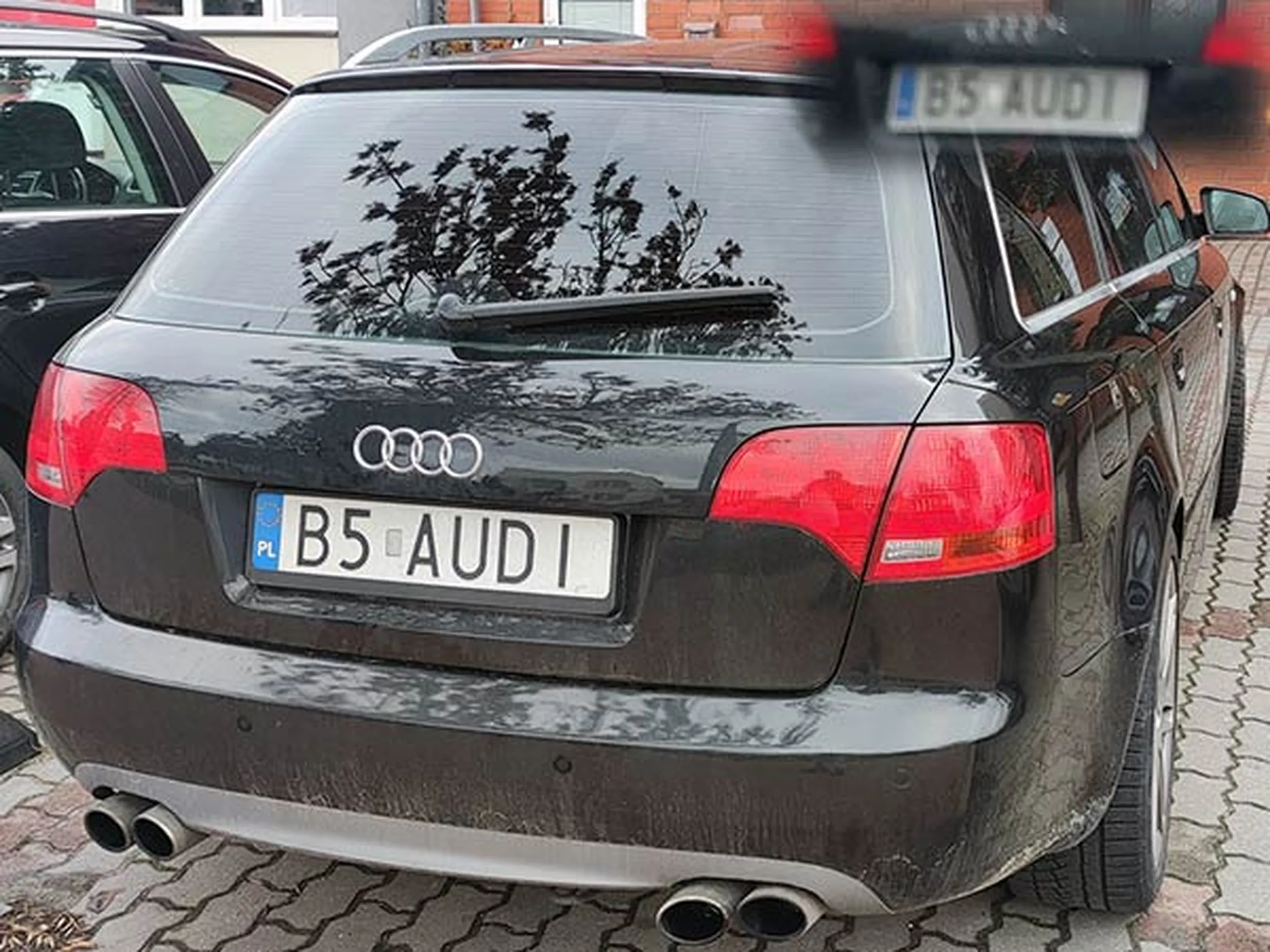 Fajny numer, blacha B5 AUDI