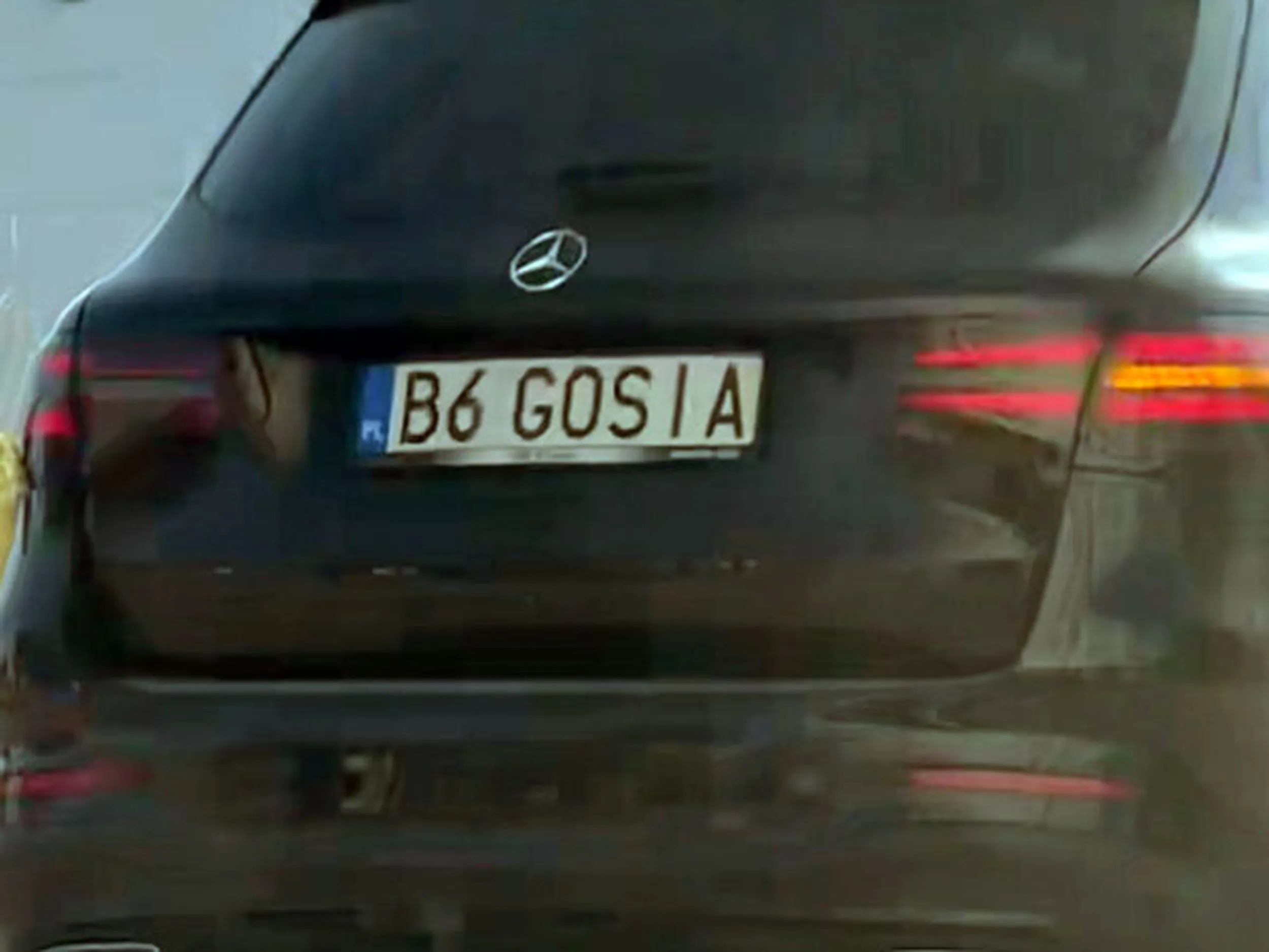 Fajny numer, blacha B6 GOSIA