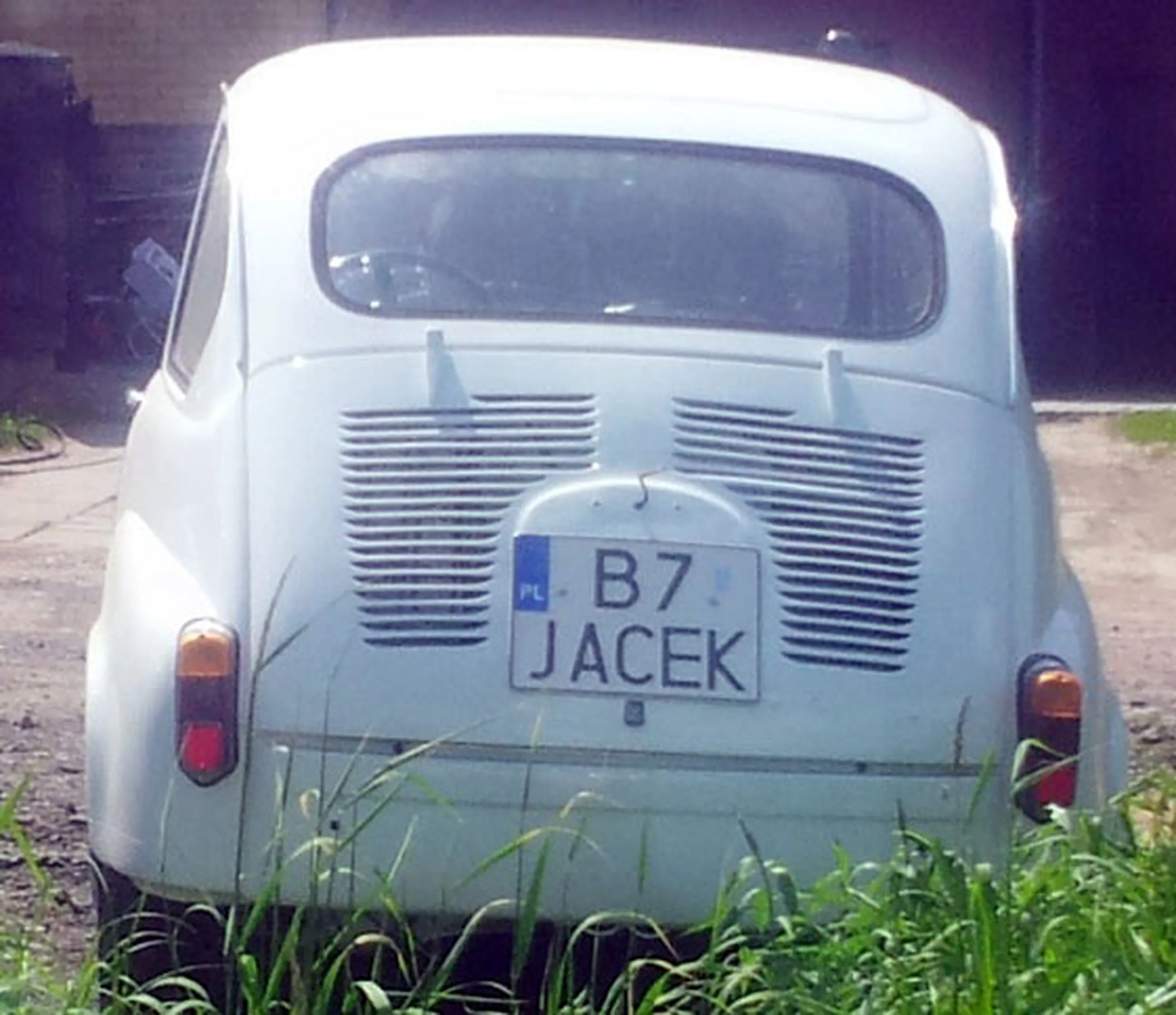 Fajny numer, blacha B7 JACEK