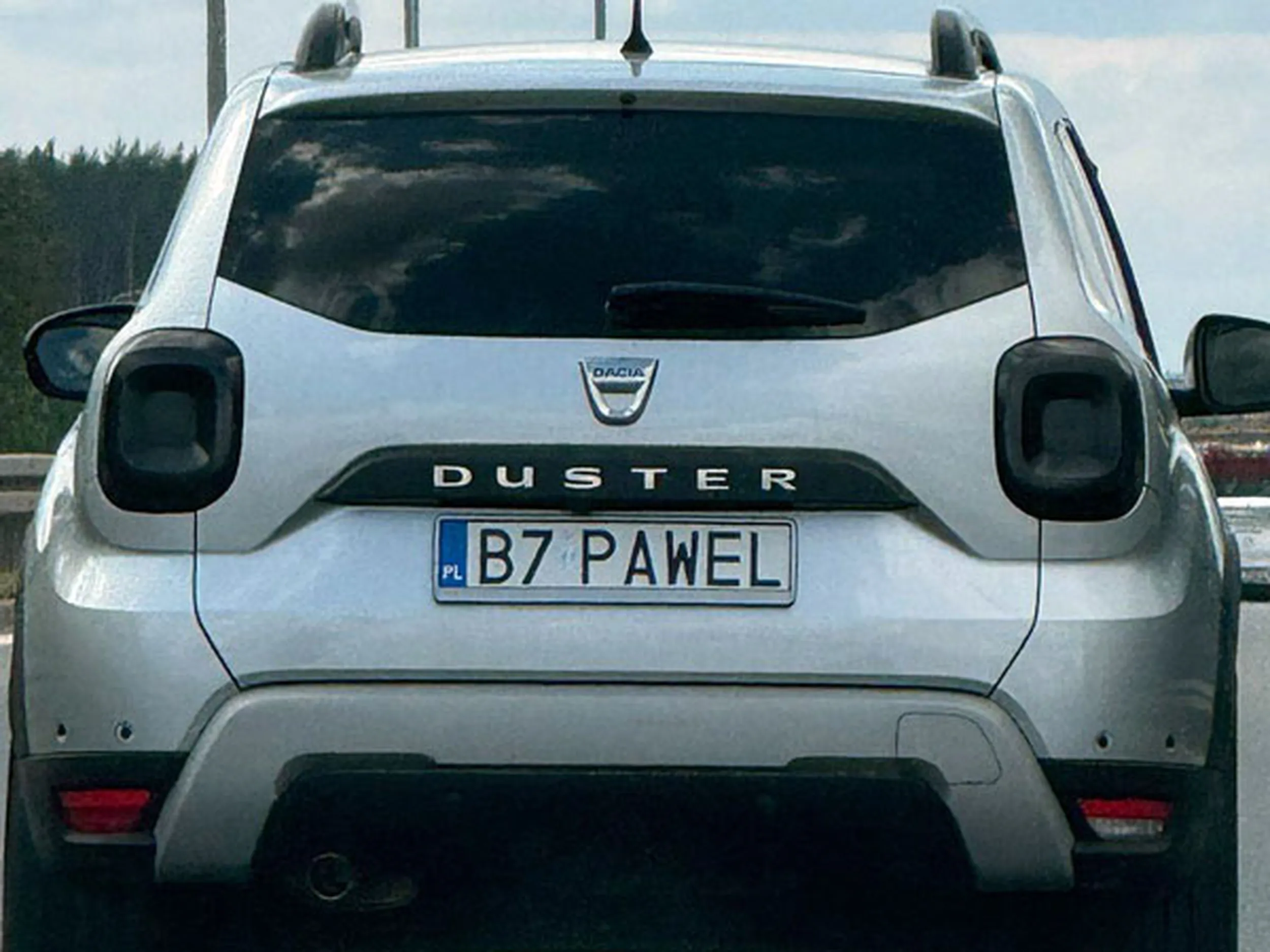 Fajny numer, blacha B7 PAWEL