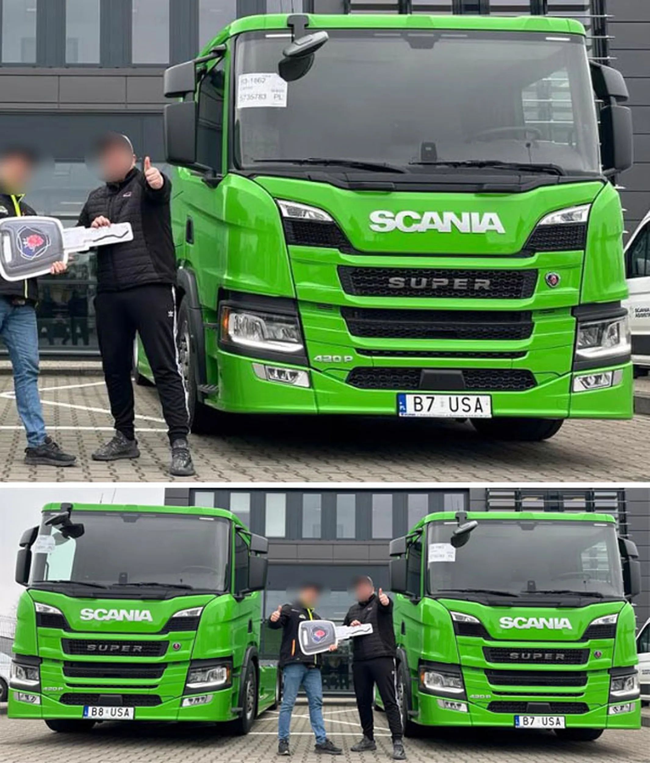 Fajny numer, blacha B7 USA