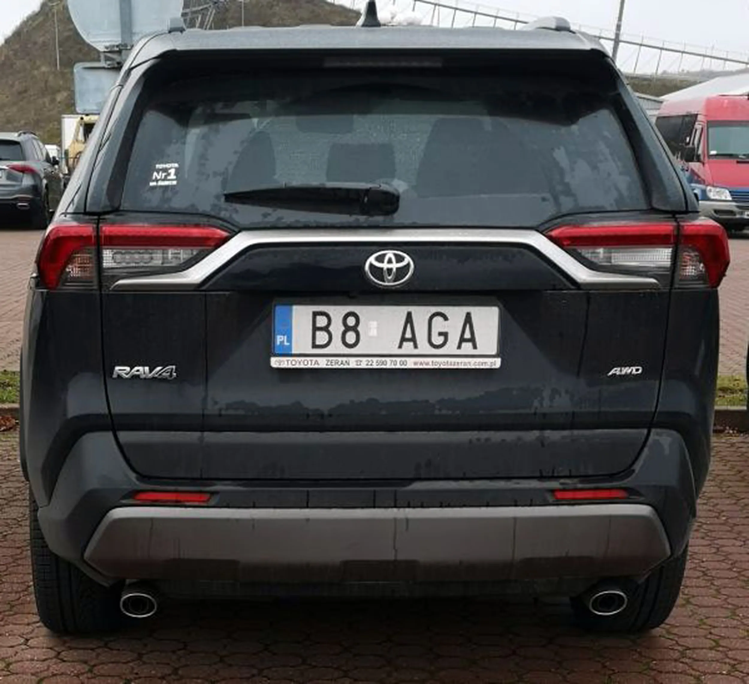 Fajny numer, blacha B8 AGA