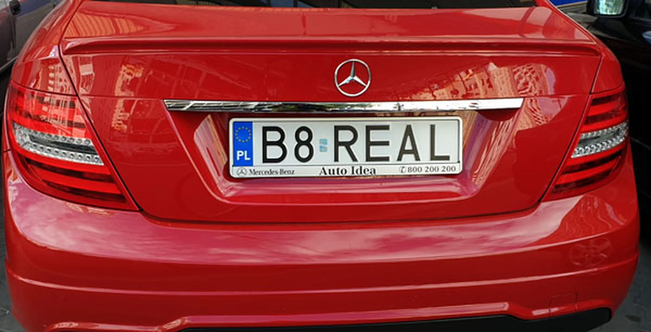 Fajny numer, blacha B8 REAL