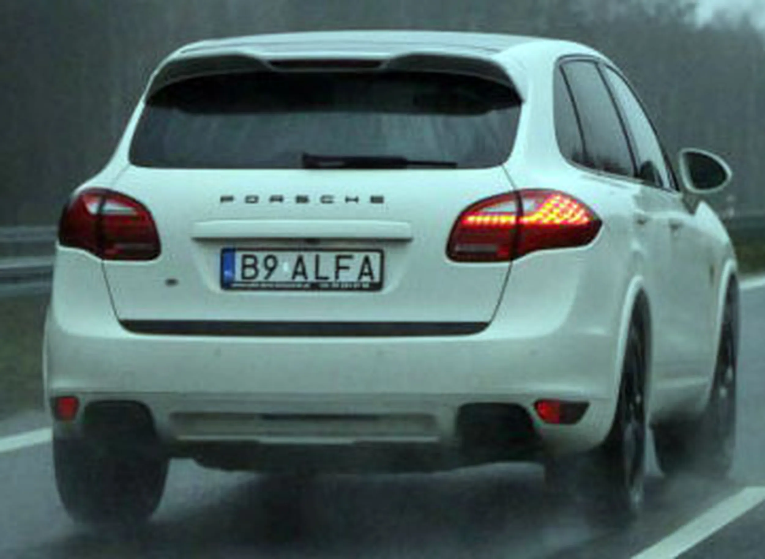 Fajny numer, blacha B9 ALFA