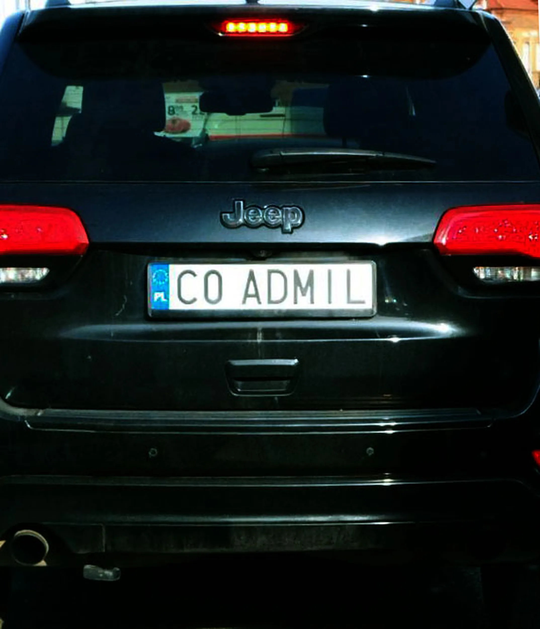 Fajny numer, blacha C0 ADMIL